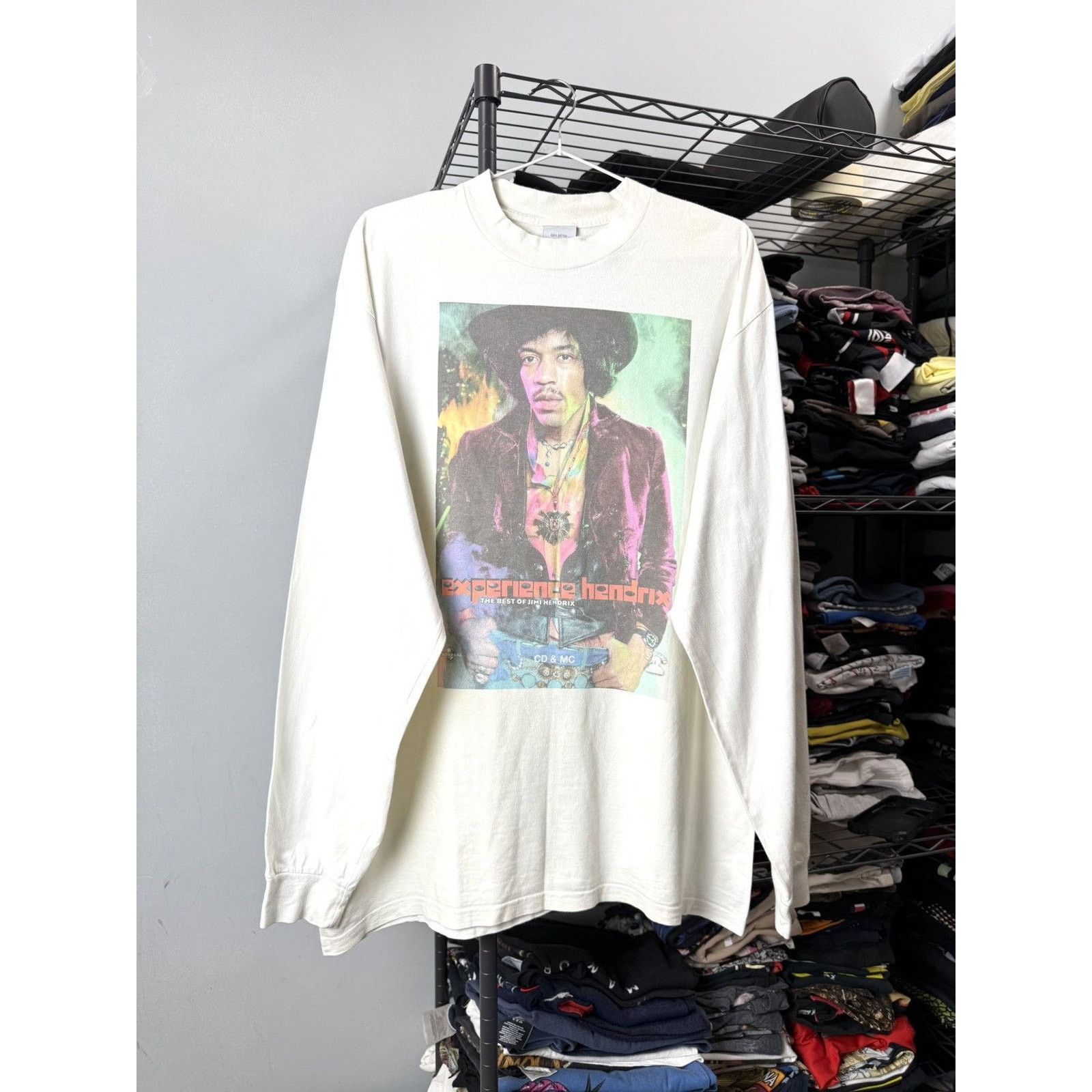 Jimi Hendrix Rare 1990 S Vintage Jimi Hendrix Longsleeve Big Print T-Shirts, Hoodie, Sweatshirt | PodTeesHub.com