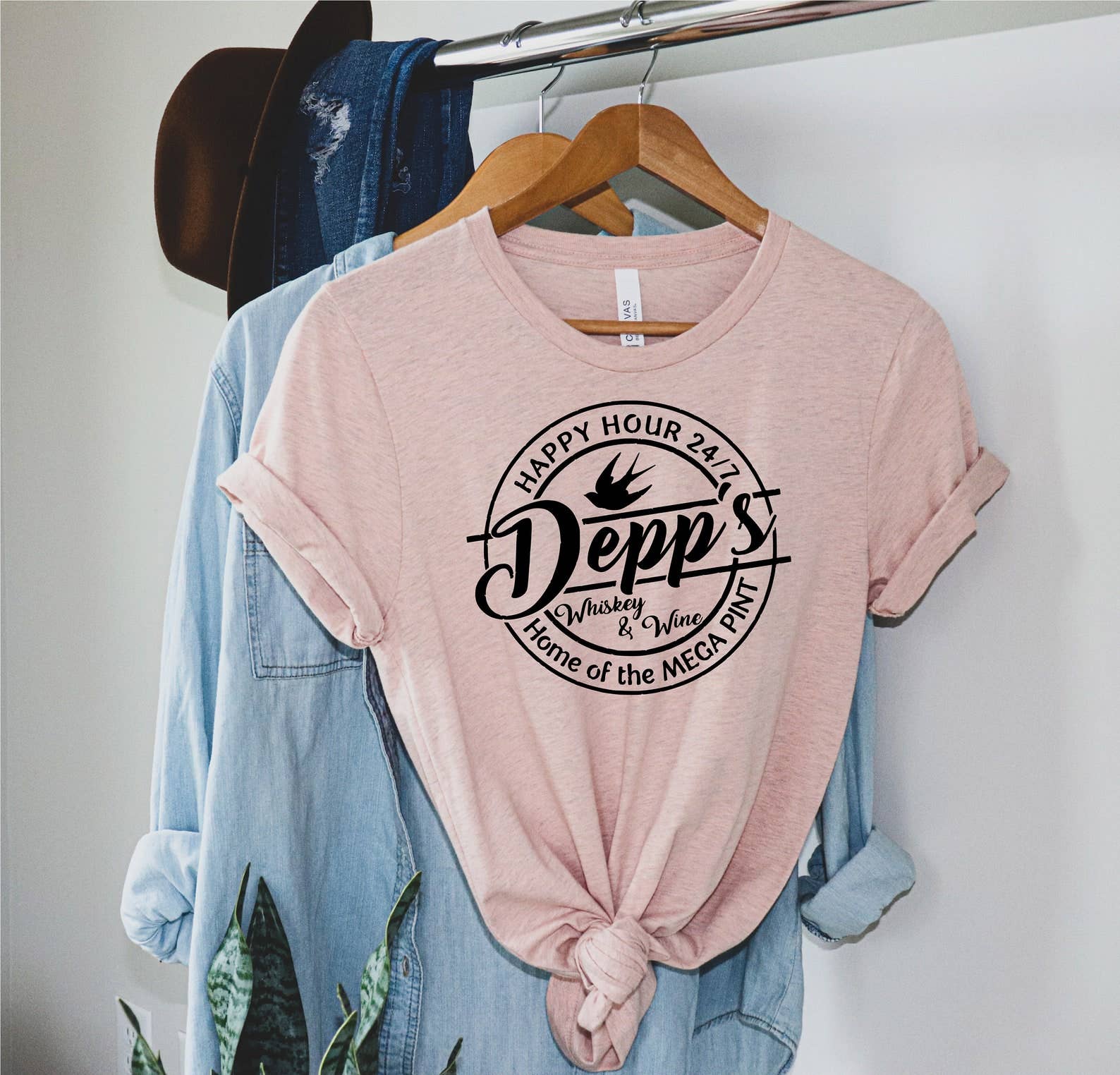 Depp's Whiskey & Wine T-Shirt Hoodie, Sweatshirt | PodTeesHub.com