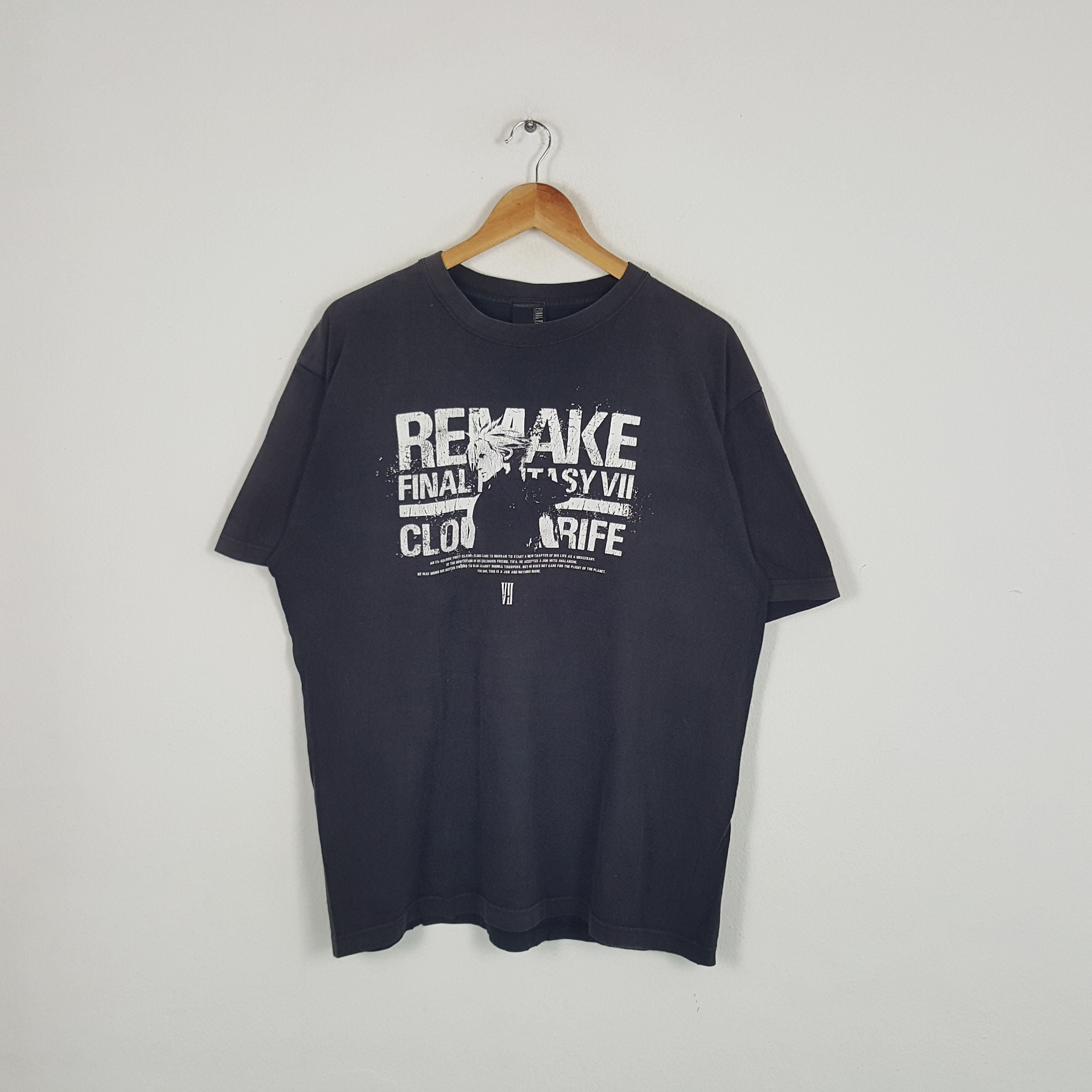 Vintage Final Fantasy Vii Japanese Video Game Tshirt Hoodie, Sweatshirt | PodTeesHub.com