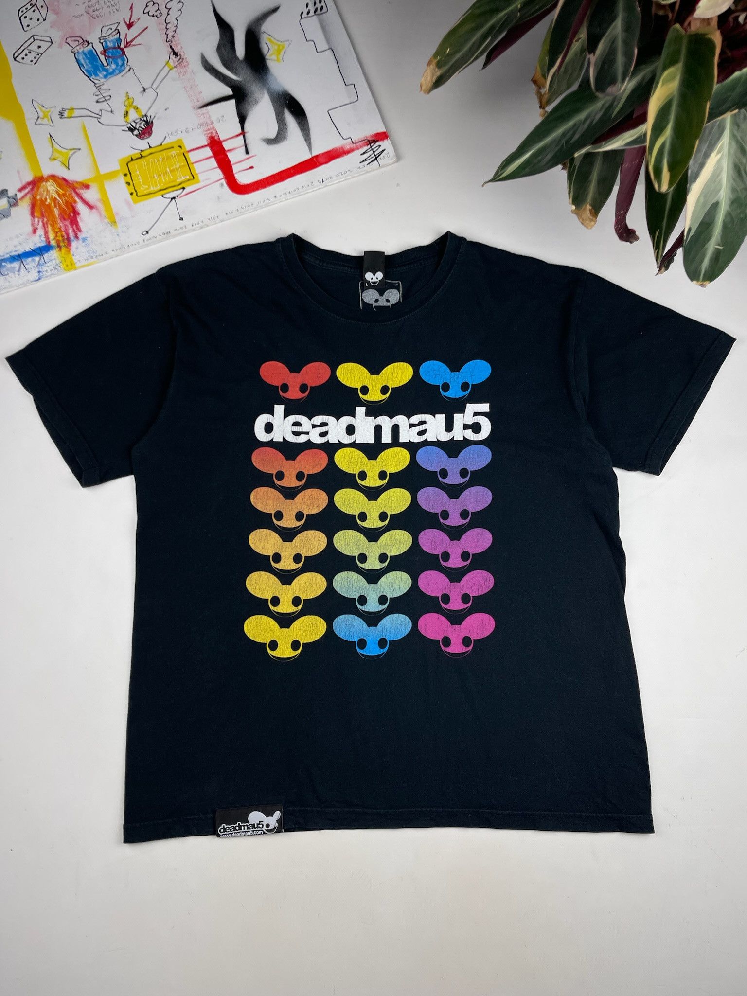 Band Tees Vintage 00 S Deadmau5 Tee Electronic Music Dj Hoodie, Sweatshirt | PodTeesHub.com