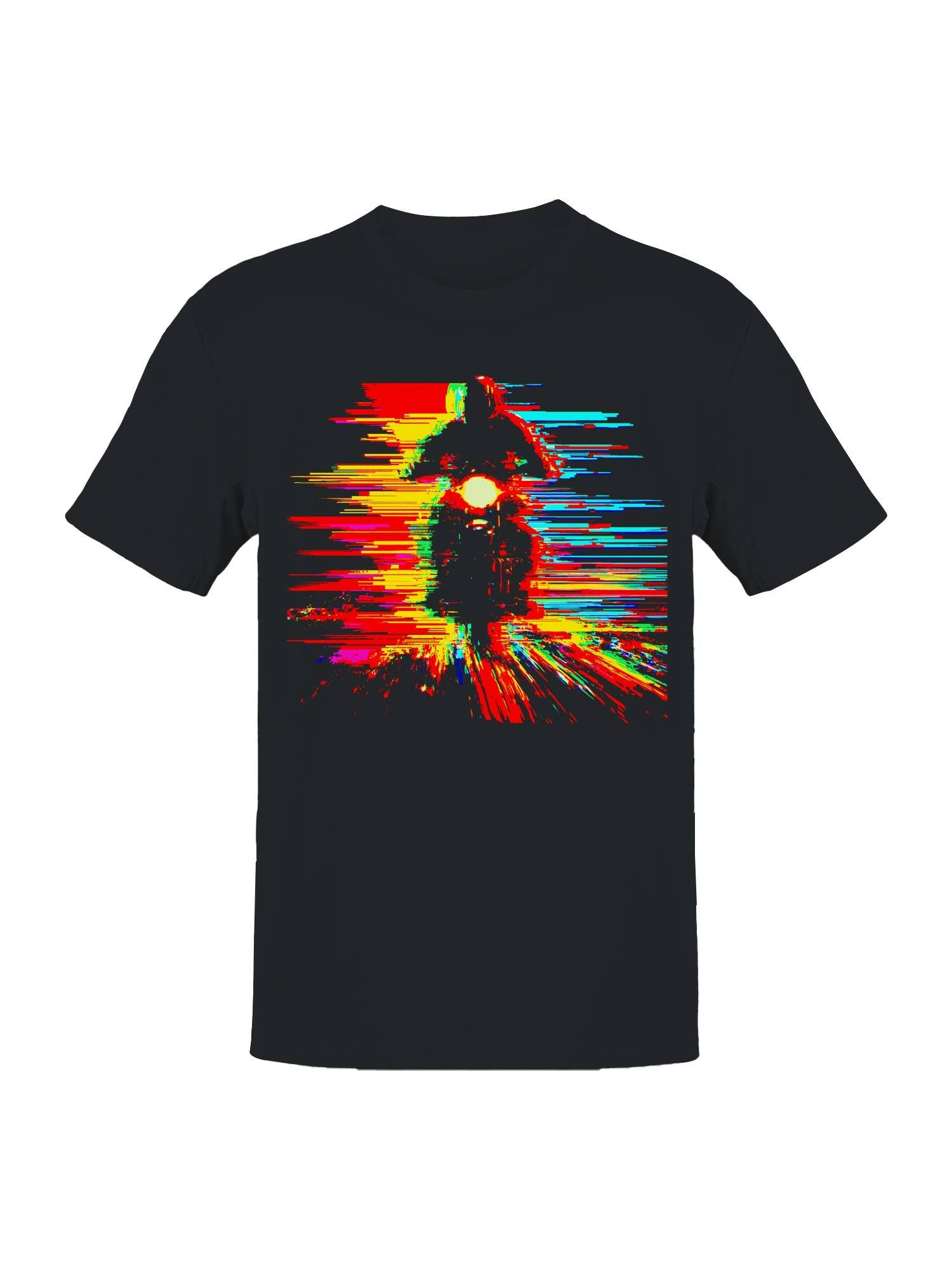 Neon Glitch Motorcycle Journey Men's T-Shirt Hoodie, Sweatshirt | PodTeesHub.com