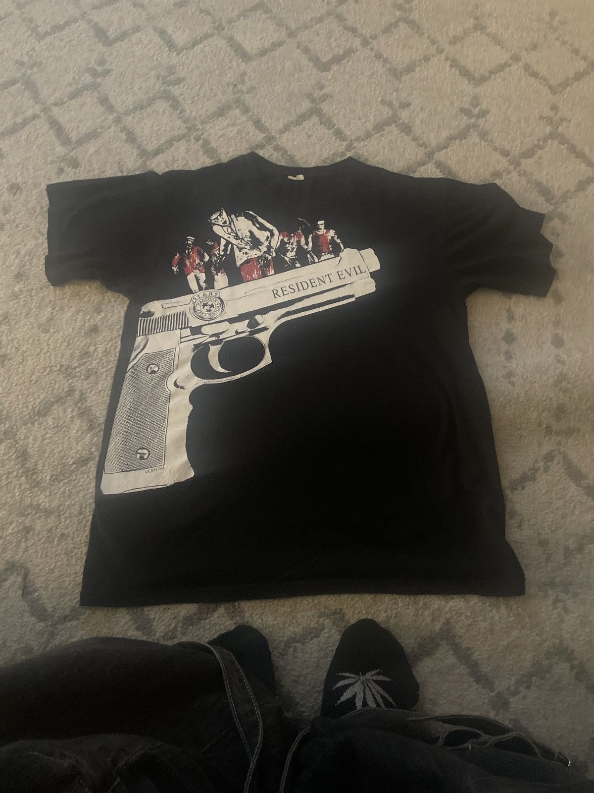 Vintage Resident Evil 1 Promotional Tee Hoodie, Sweatshirt | PodTeesHub.com