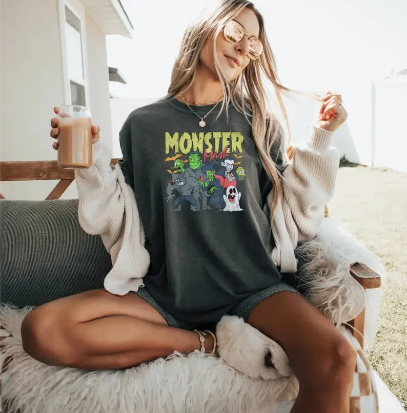 Monster Mask T-Shirt Hoodie, Sweatshirt | PodTeesHub.com
