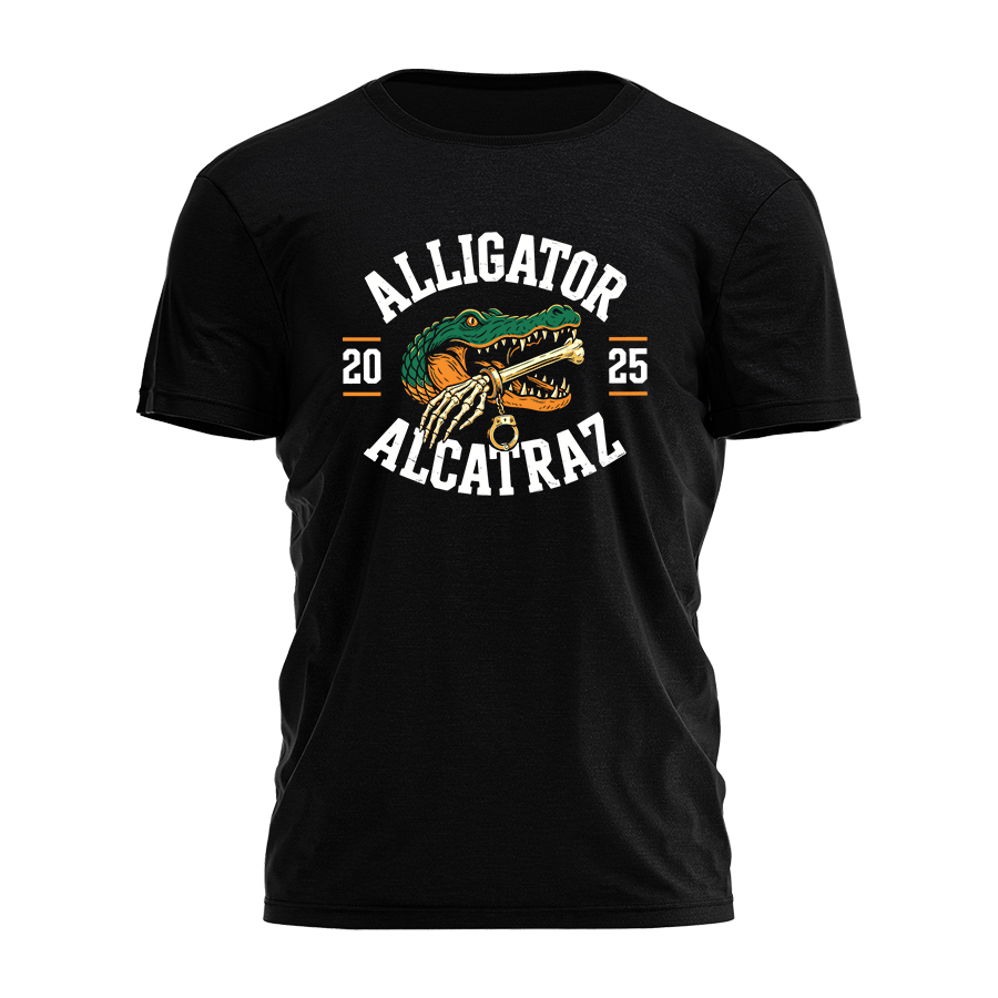 Alligator Alcatraz - Univ Dark Tee - 3945 Hoodie, Sweatshirt | PodTeesHub.com