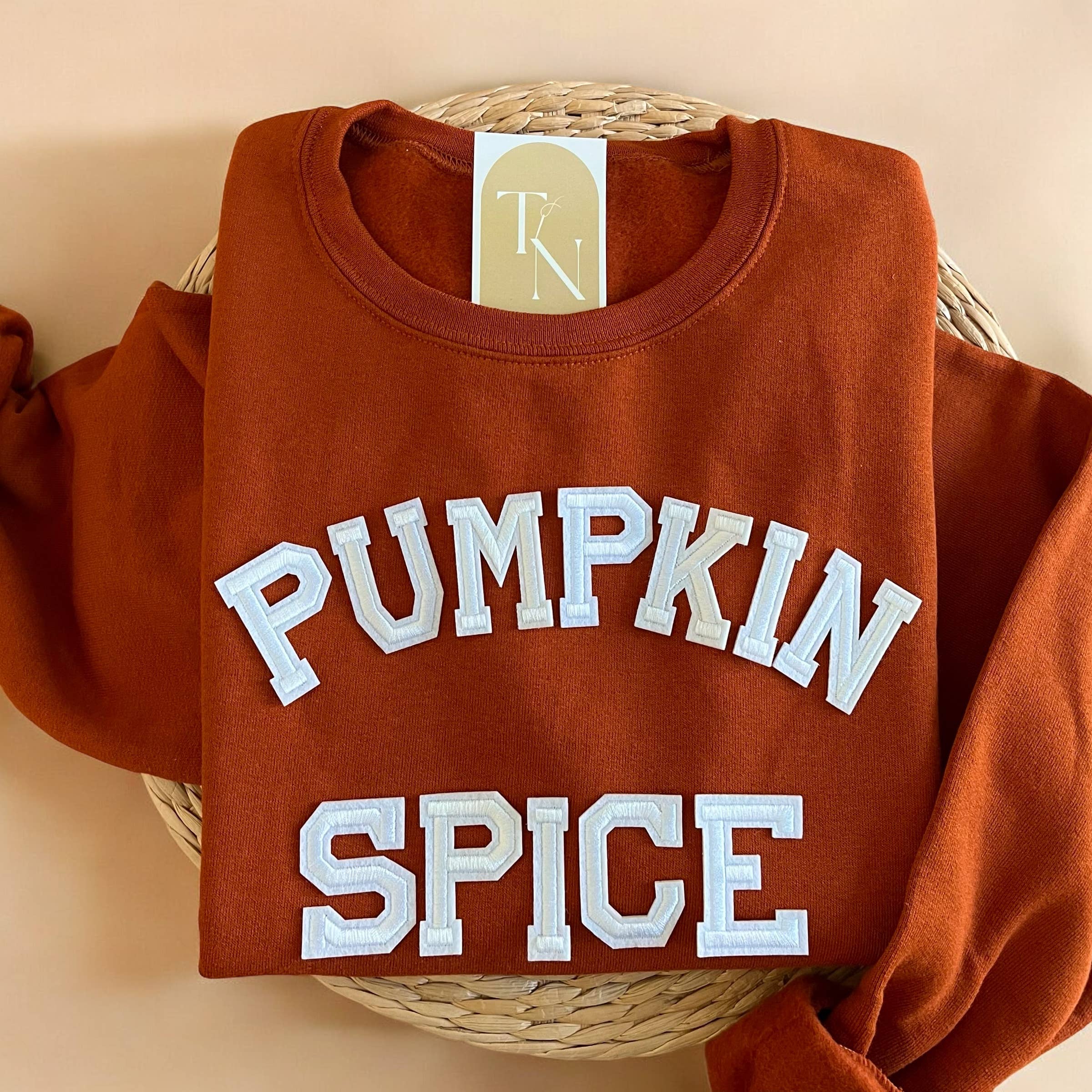 Pumpkin Spice Sweatshirt, Fall Crewneck Sweatshirt T-Shirts, Hoodie | PodTeesHub.com
