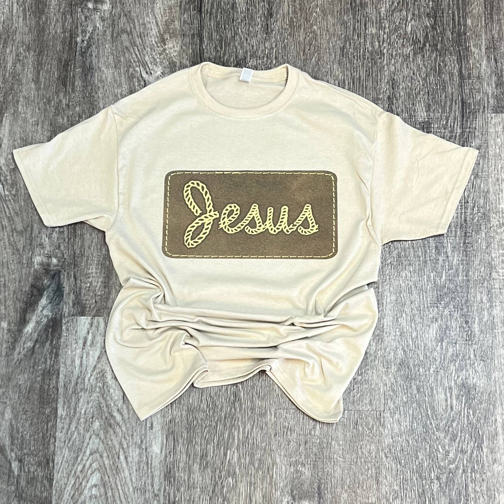 Western Jesus On Sand Tee Hoodie, Sweatshirt | PodTeesHub.com