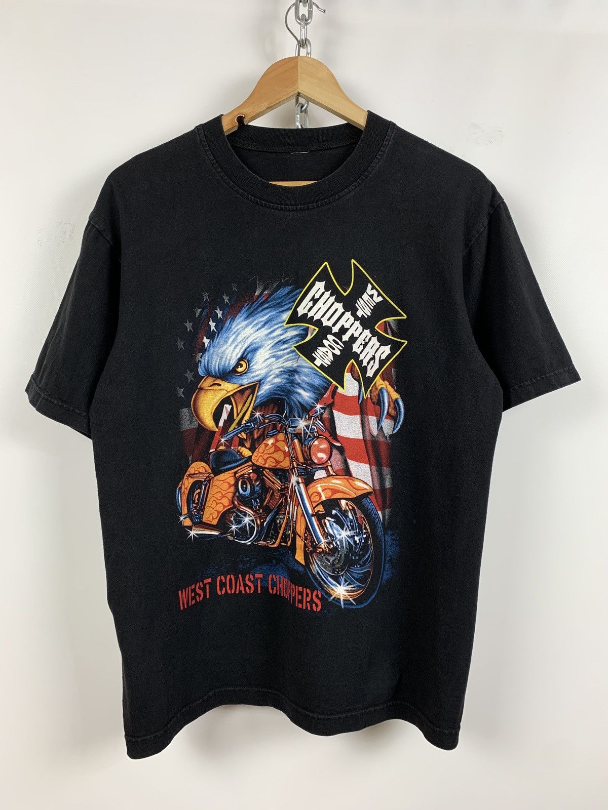 Vintage West Coast Choppers Black T Shirt Hoodie, Sweatshirt | PodTeesHub.com