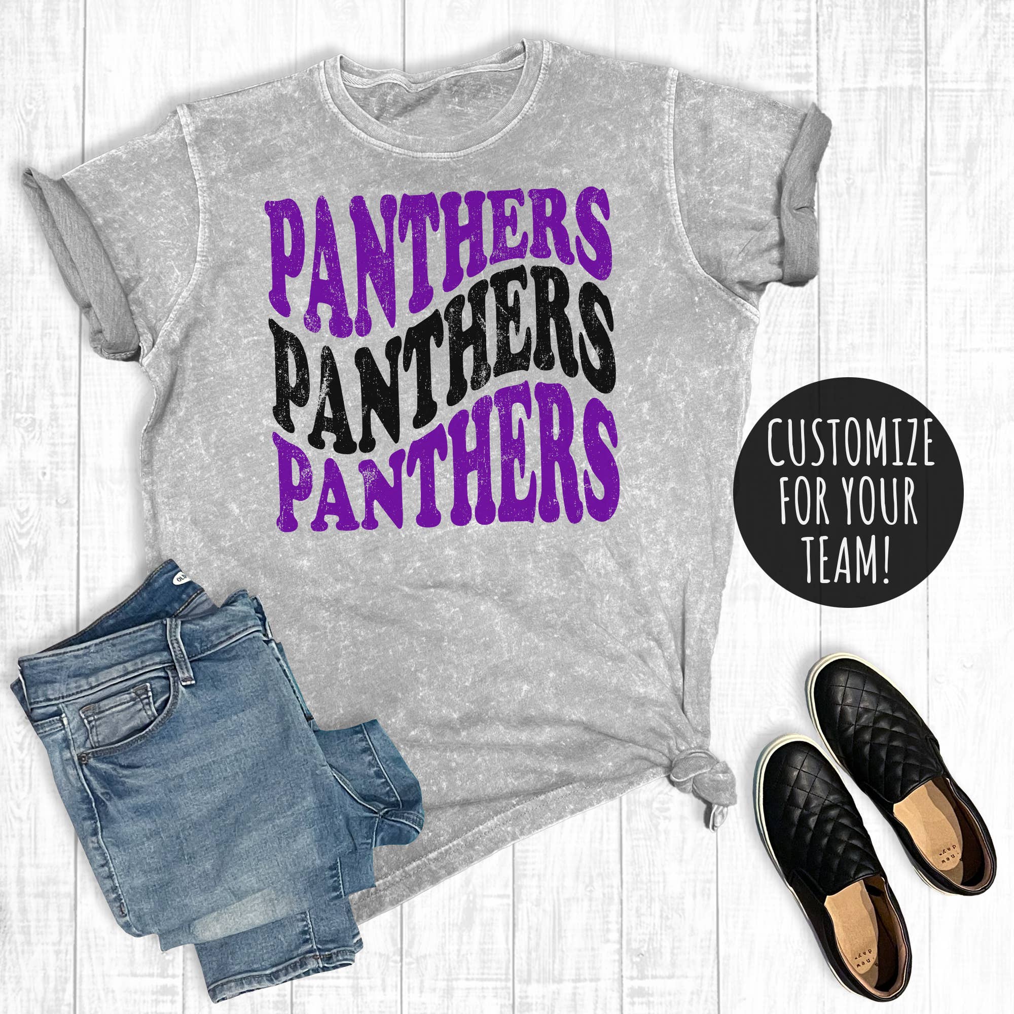 Custom Spirit Wear Retro Mascot Name Mineral Graphic Tee Hoodie, Sweatshirt | PodTeesHub.com