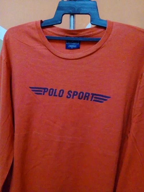 Rrl Ralph Lauren X Vintage Vintage Polo Sport T Shirt Long Sleeve Hoodie, Sweatshirt | PodTeesHub.com