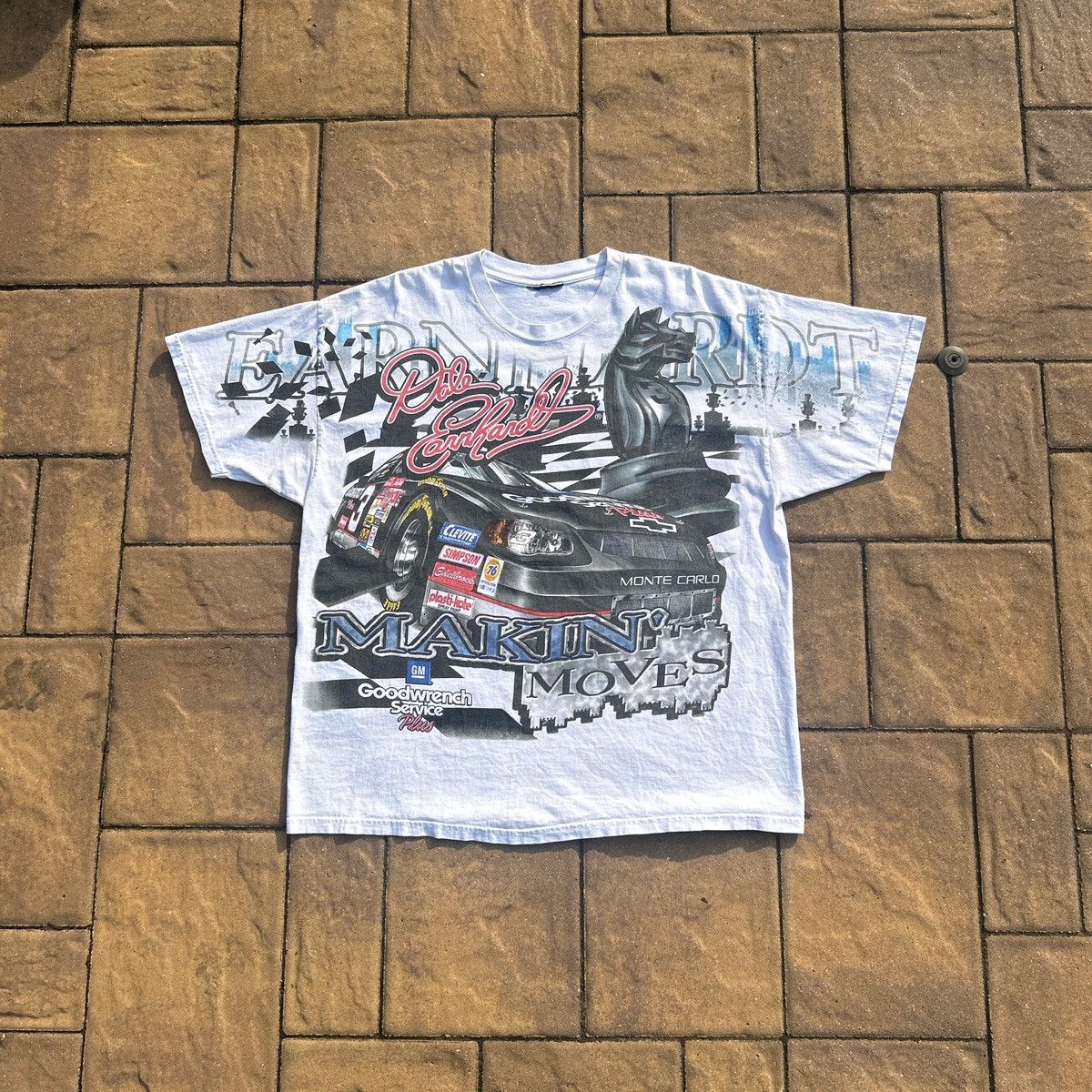 Nascar Dale Earnhardt Sr Making Moves Chessboard Aop 90s T-Shirts, Hoodie, Sweatshirt | PodTeesHub.com