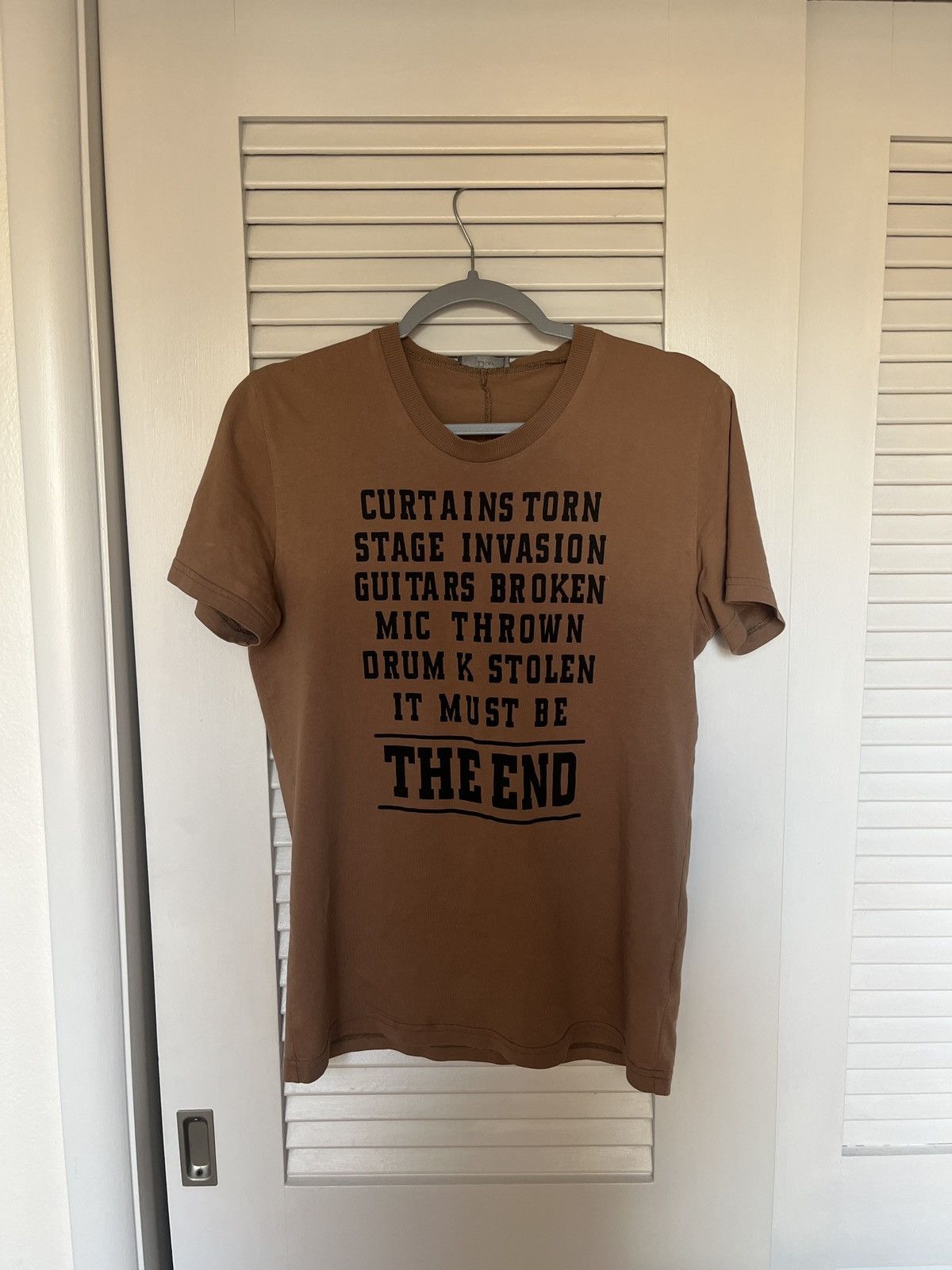 Hedi Slimane Dior Homme Aw05 The End Tee Shirt Hoodie, Sweatshirt | PodTeesHub.com