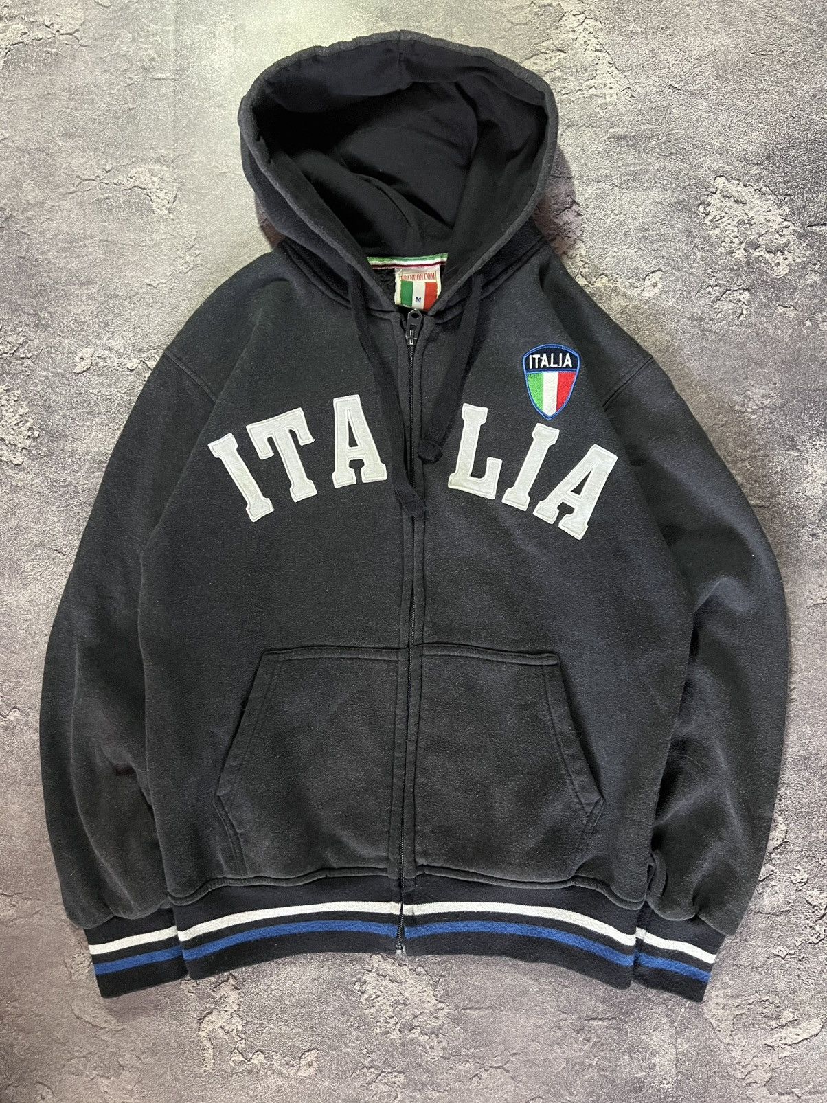 Vintage Streetwear Italia Zip Hoodie Japanese Streetwear T-Shirts, Sweatshirt | PodTeesHub.com