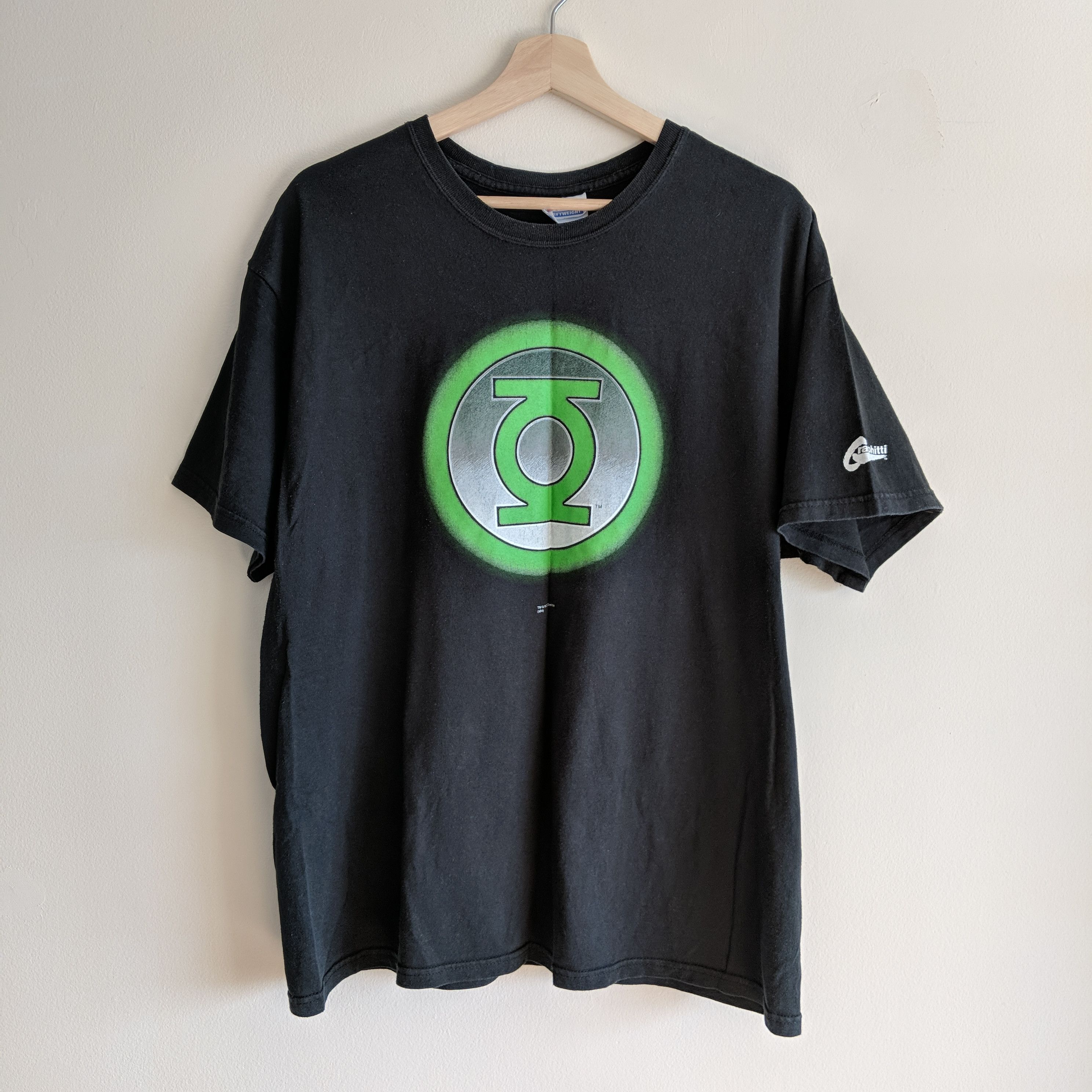 Hanes X Vintage Vintage 2004 Green Lantern Superhero Logo Dc T Shirt Hoodie, Sweatshirt | PodTeesHub.com
