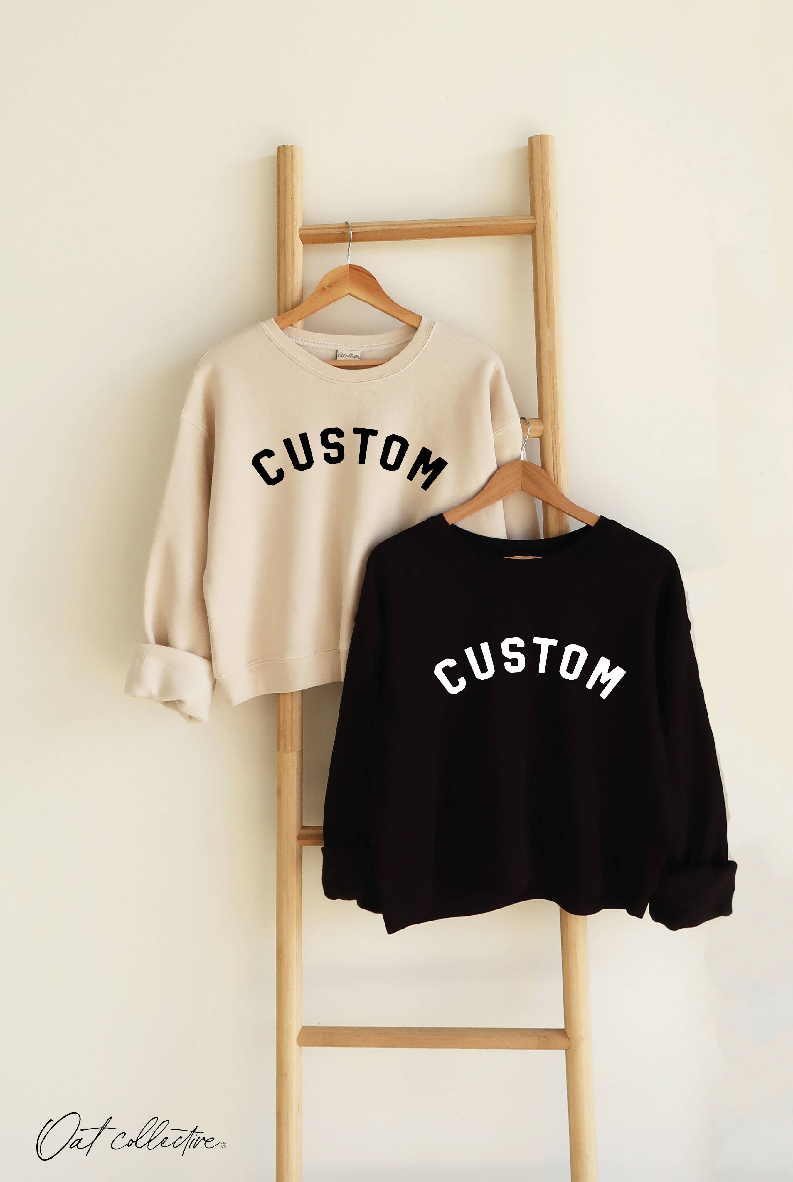 Custom Mid Cropped Graphic Sweatshirt T-Shirts, Hoodie | PodTeesHub.com