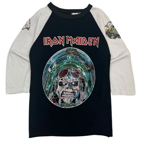 Maiden Vintage Iron Maiden Eddie Raglan T Shirt Hoodie, Sweatshirt | PodTeesHub.com
