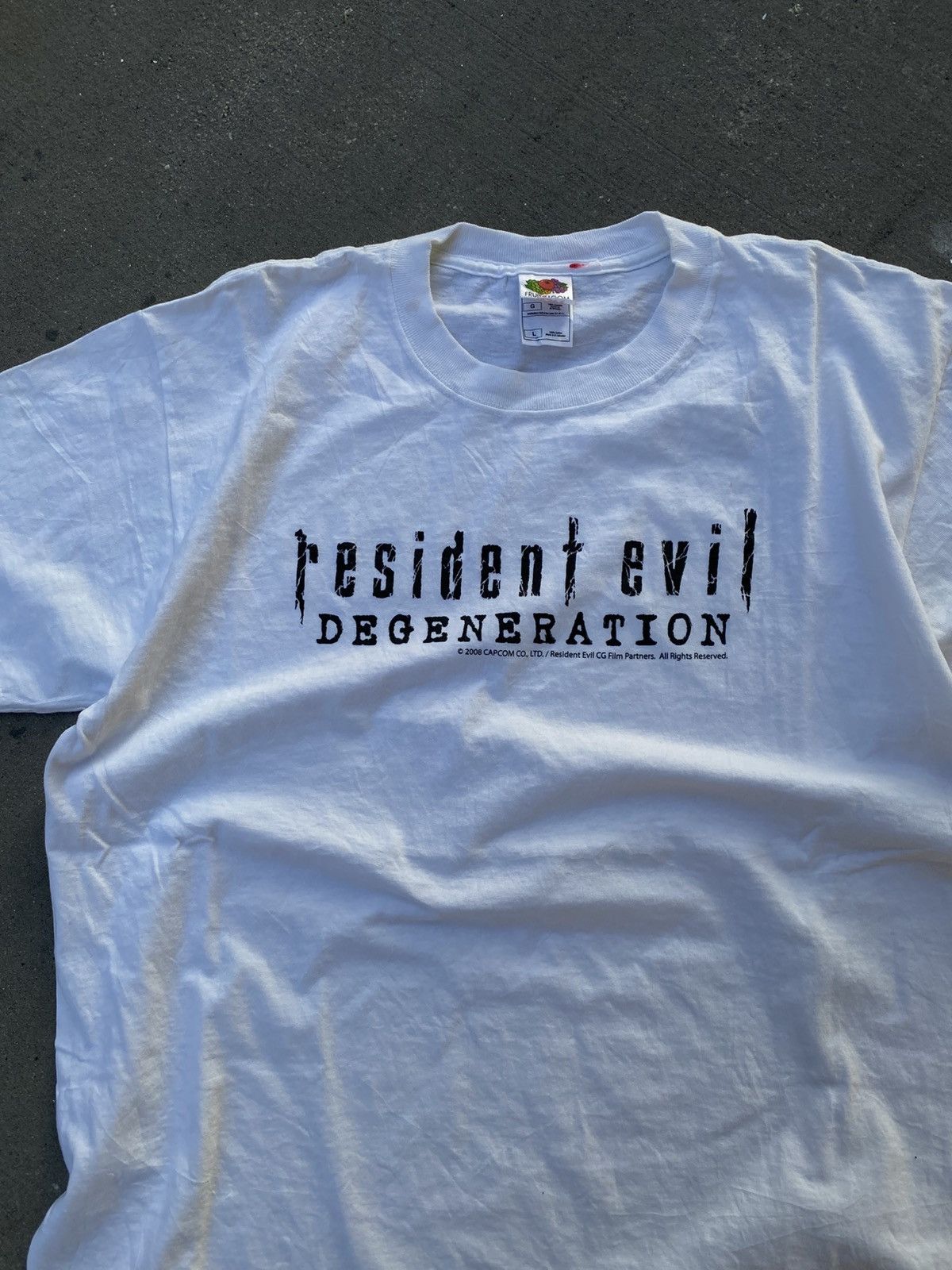 Fruit Of The Loom Vintage Resident Evil Degeneration 2008 Capcom T-Shirts, Hoodie, Sweatshirt | PodTeesHub.com