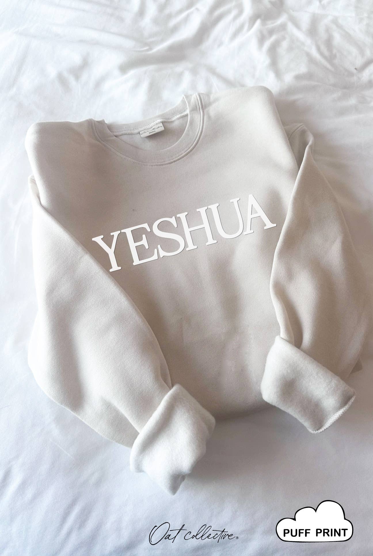 Yeshua Puff Graphic Sweatshirt T-Shirts, Hoodie | PodTeesHub.com