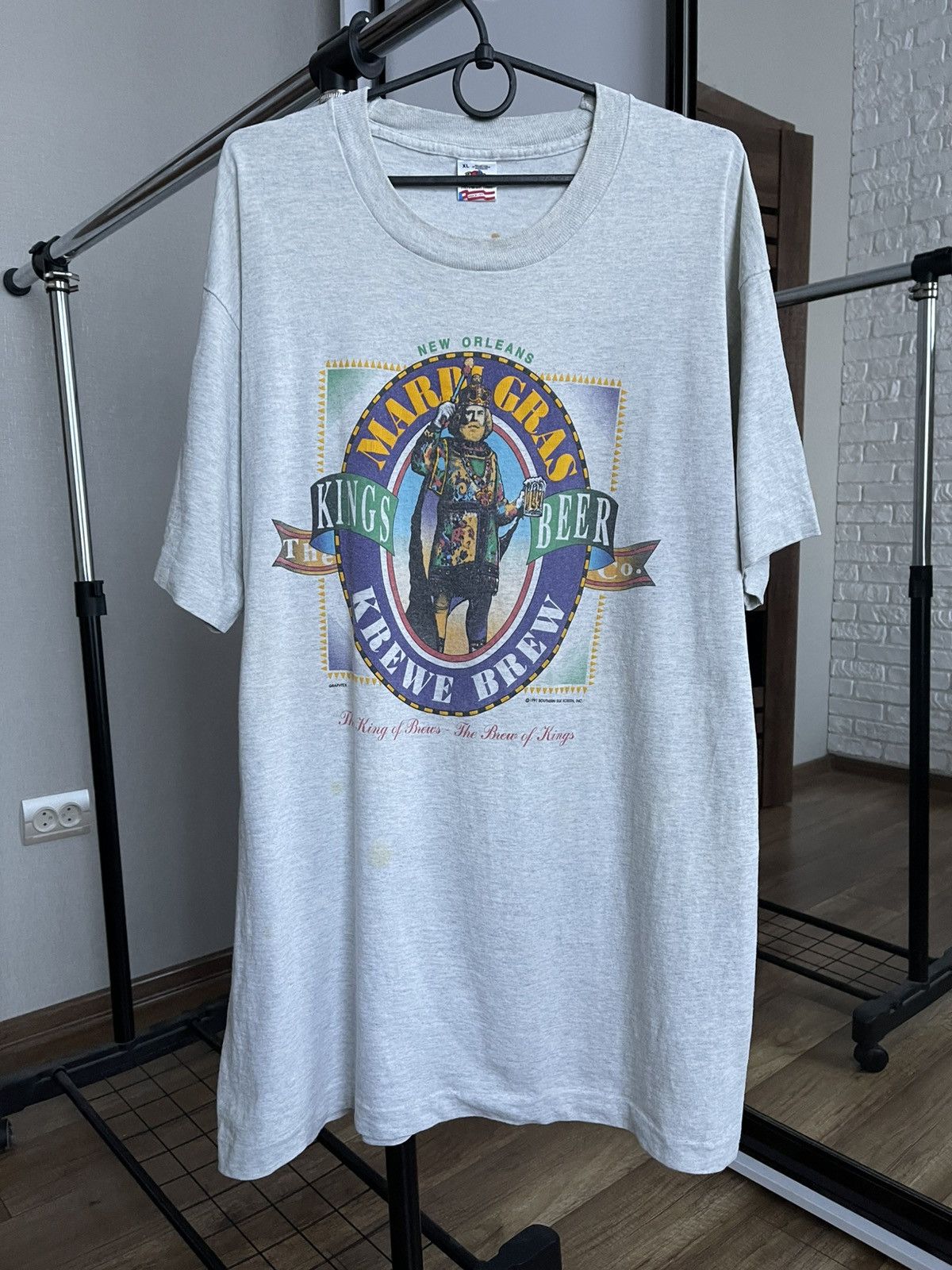 Vintage 1991 The Kings Of Bear New Orleans Vintage T Shirt Tee Hoodie, Sweatshirt | PodTeesHub.com