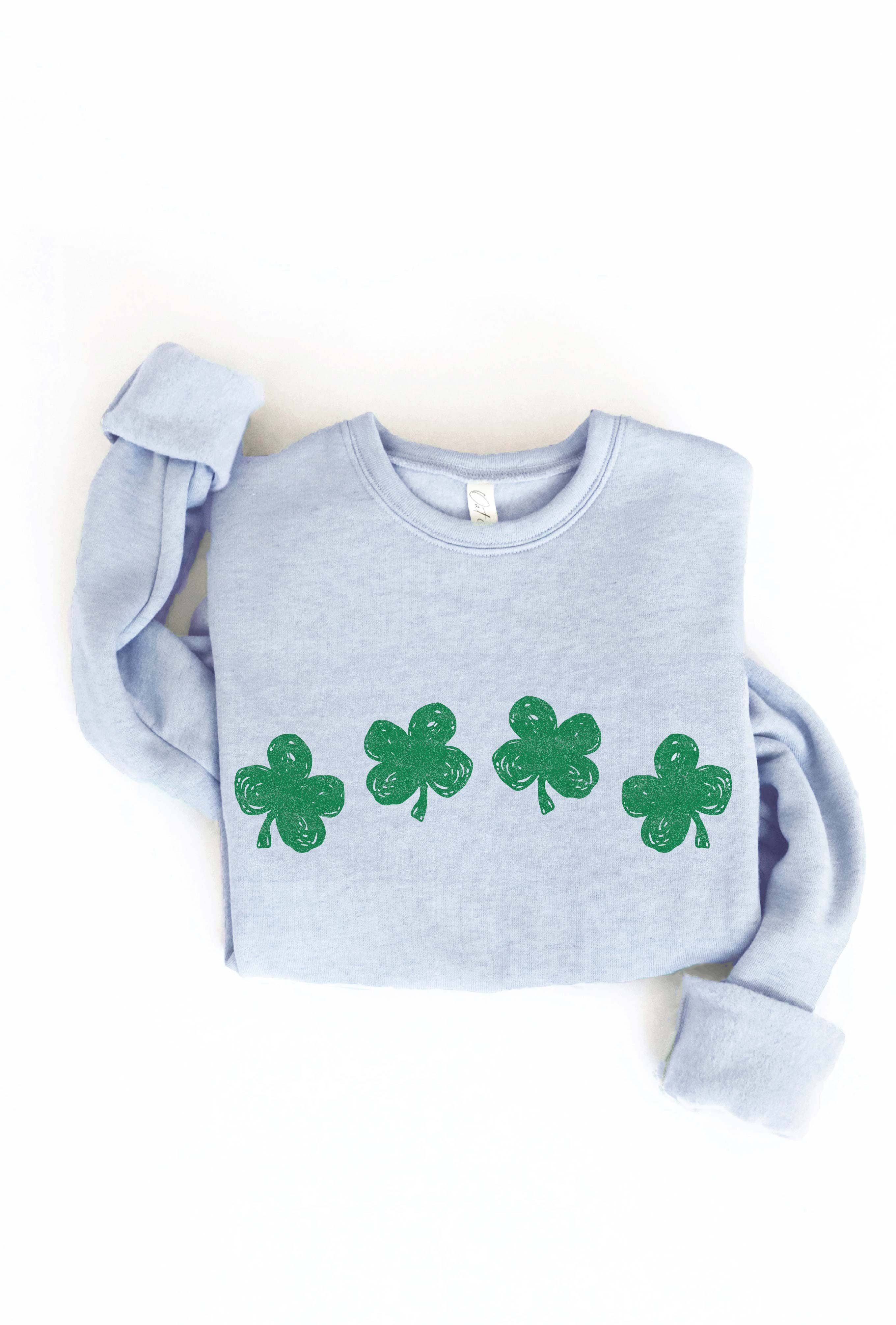 Clover Row Graphic Sweatshirt T-Shirts, Hoodie | PodTeesHub.com