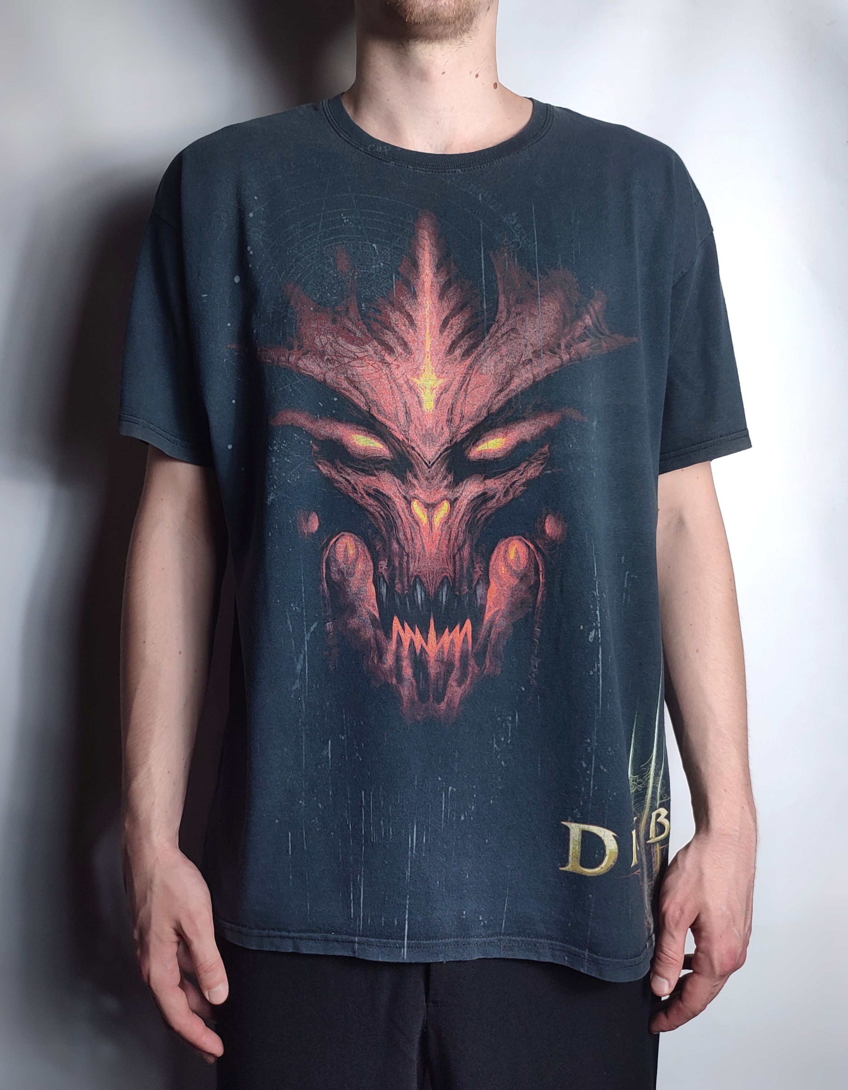 Vintage Diablo 3 Blizzard Game Vintage T Shirt Hoodie, Sweatshirt | PodTeesHub.com