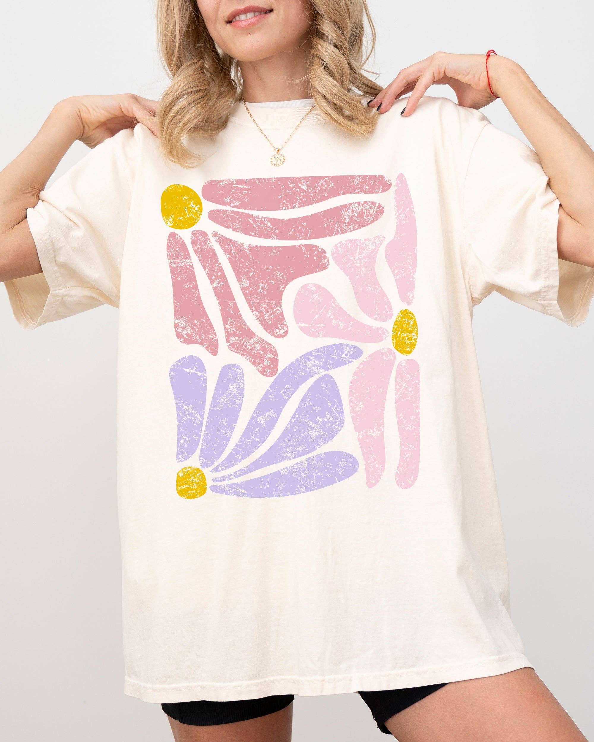 Pastel, Abstract Flowers, Boho Floral Summer Gardening Shirt Hoodie, Sweatshirt | PodTeesHub.com