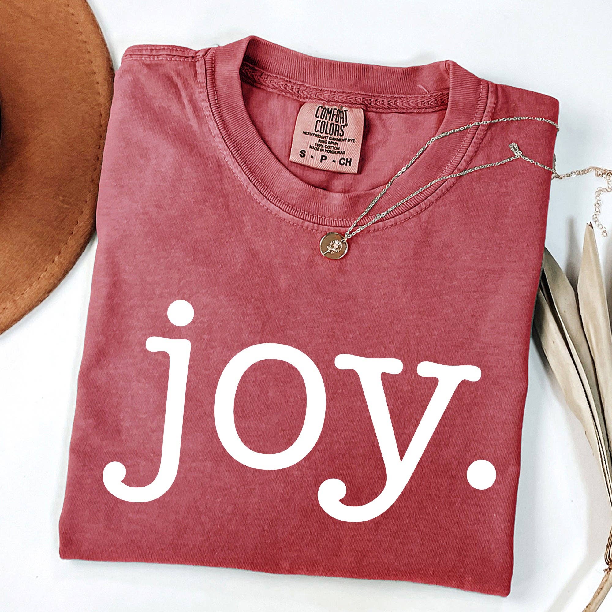 Joy, Classic Minimalist, Christmas Winter Santa Xmas Tshirt Hoodie, Sweatshirt | PodTeesHub.com