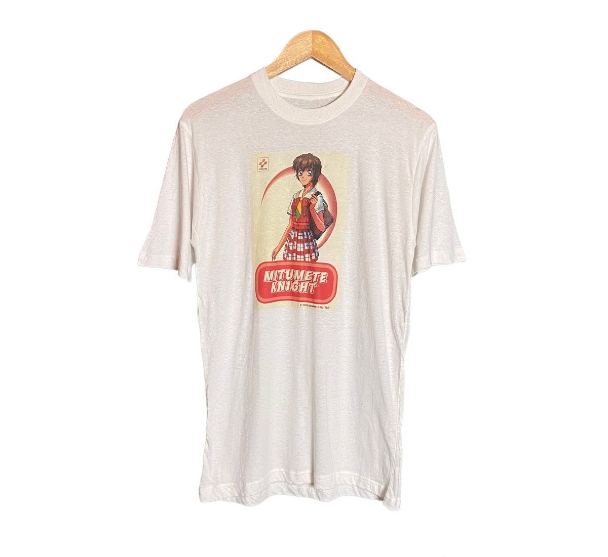 Anime Vintage 90s Konami Mitumete Knight Anime Video Game T Shirt Hoodie, Sweatshirt | PodTeesHub.com