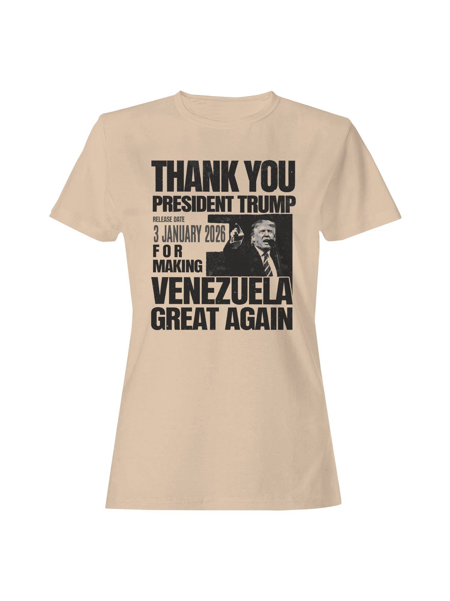 Thank You Trump Venezuela 2026 Women's T-Shirt Hoodie, Sweatshirt | PodTeesHub.com