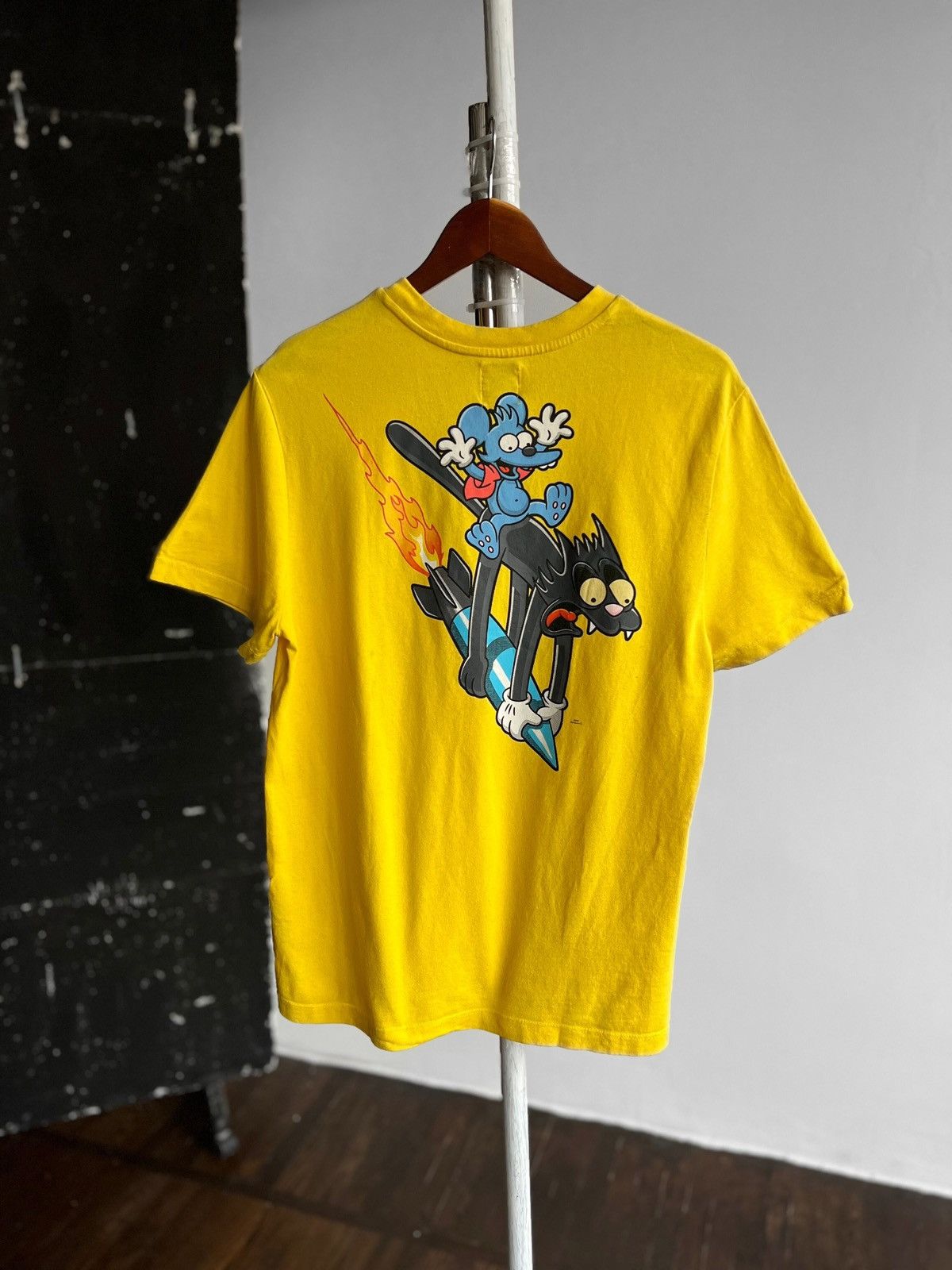Simpsons The Simpsons 20th Century Mens Itchy Scratchy Show T Shirt Hoodie, Sweatshirt | PodTeesHub.com