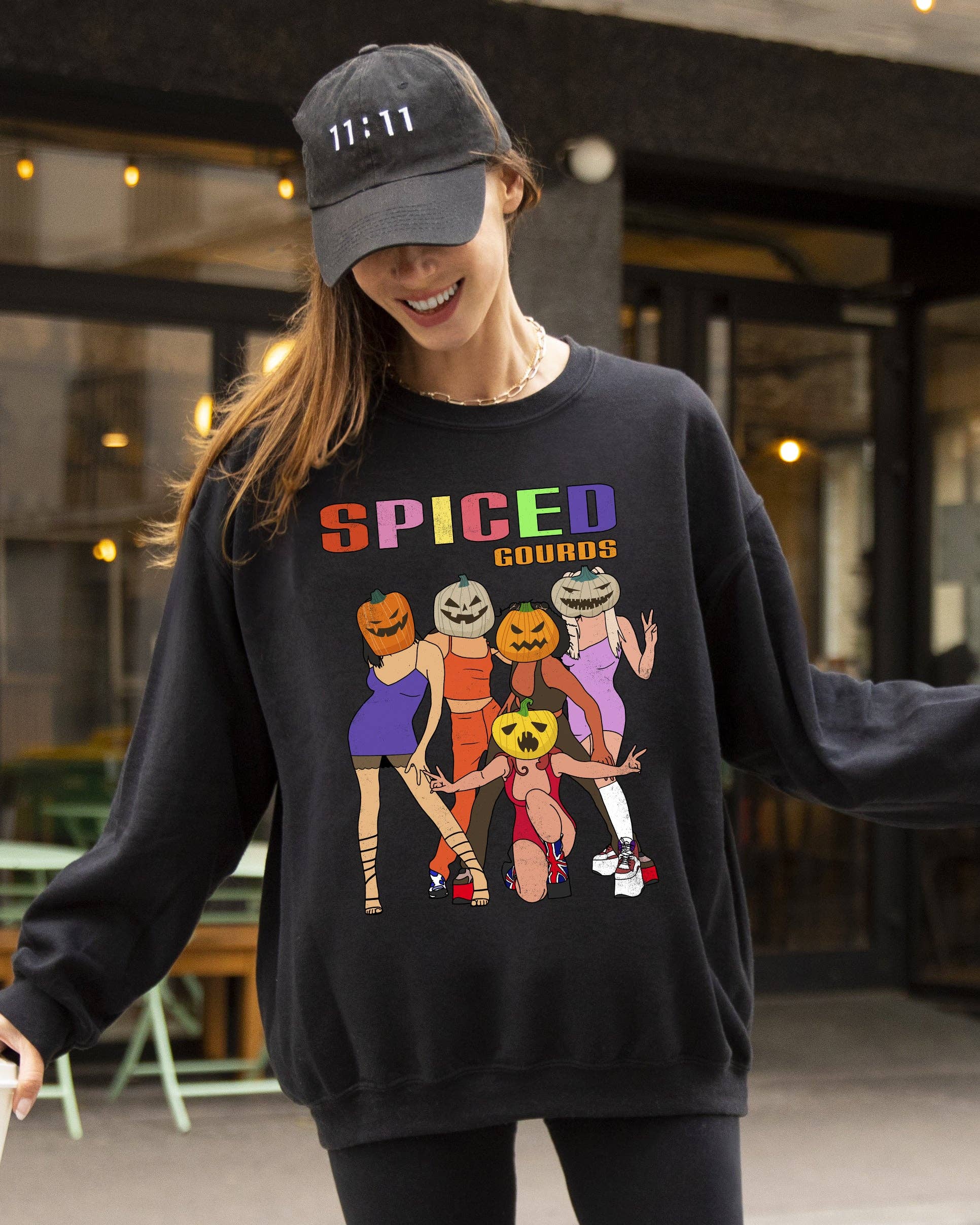 Spiced Gourds, Skeleton,  Spooky, Halloween Sweatshirt T-Shirts, Hoodie | PodTeesHub.com