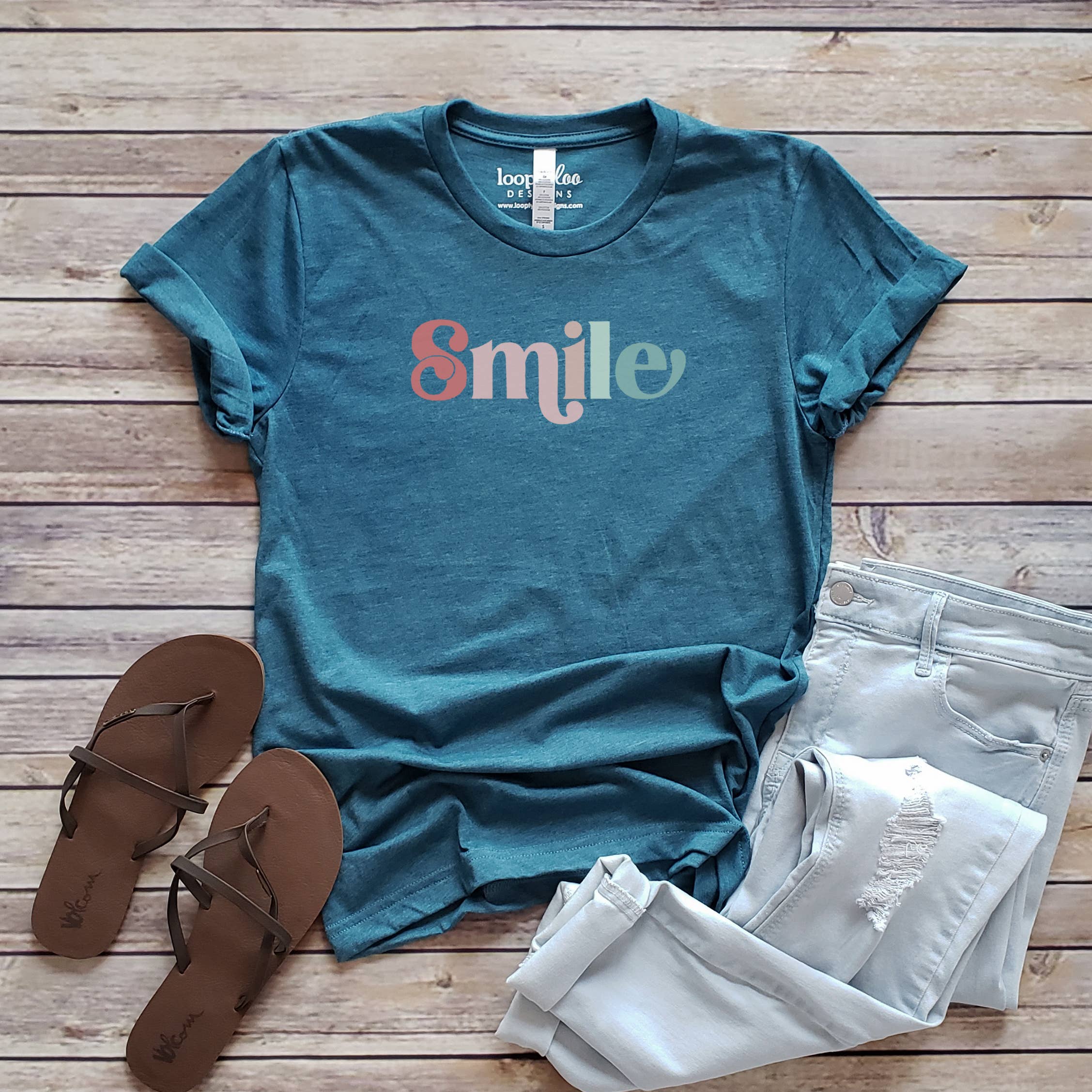 Retro Smile Tee | Sizes XS-2XL Hoodie, Sweatshirt | PodTeesHub.com