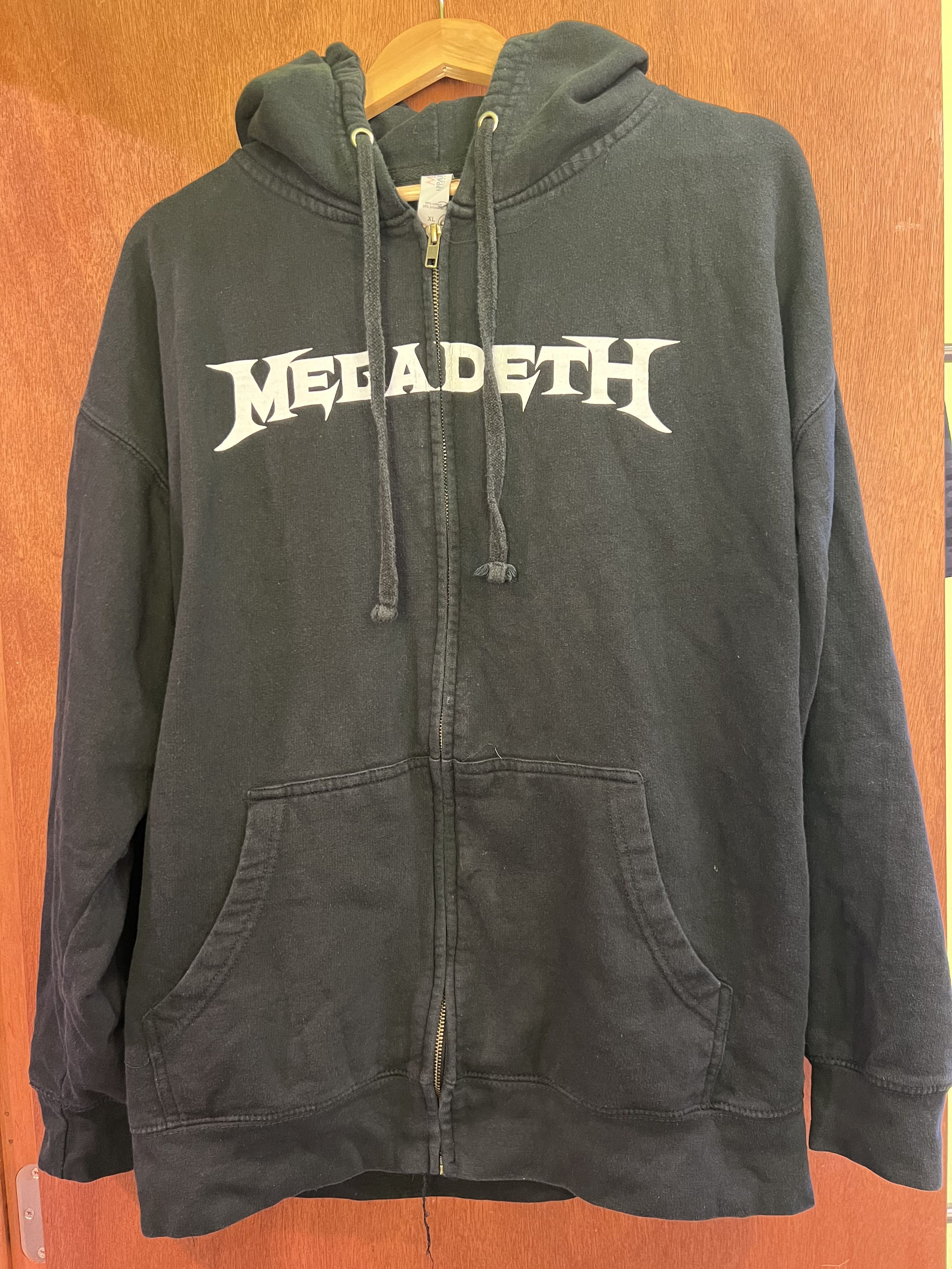 Megadeth Vic Rattlehead Band Zip Hoodie Metal Xl T-Shirts, Sweatshirt | PodTeesHub.com