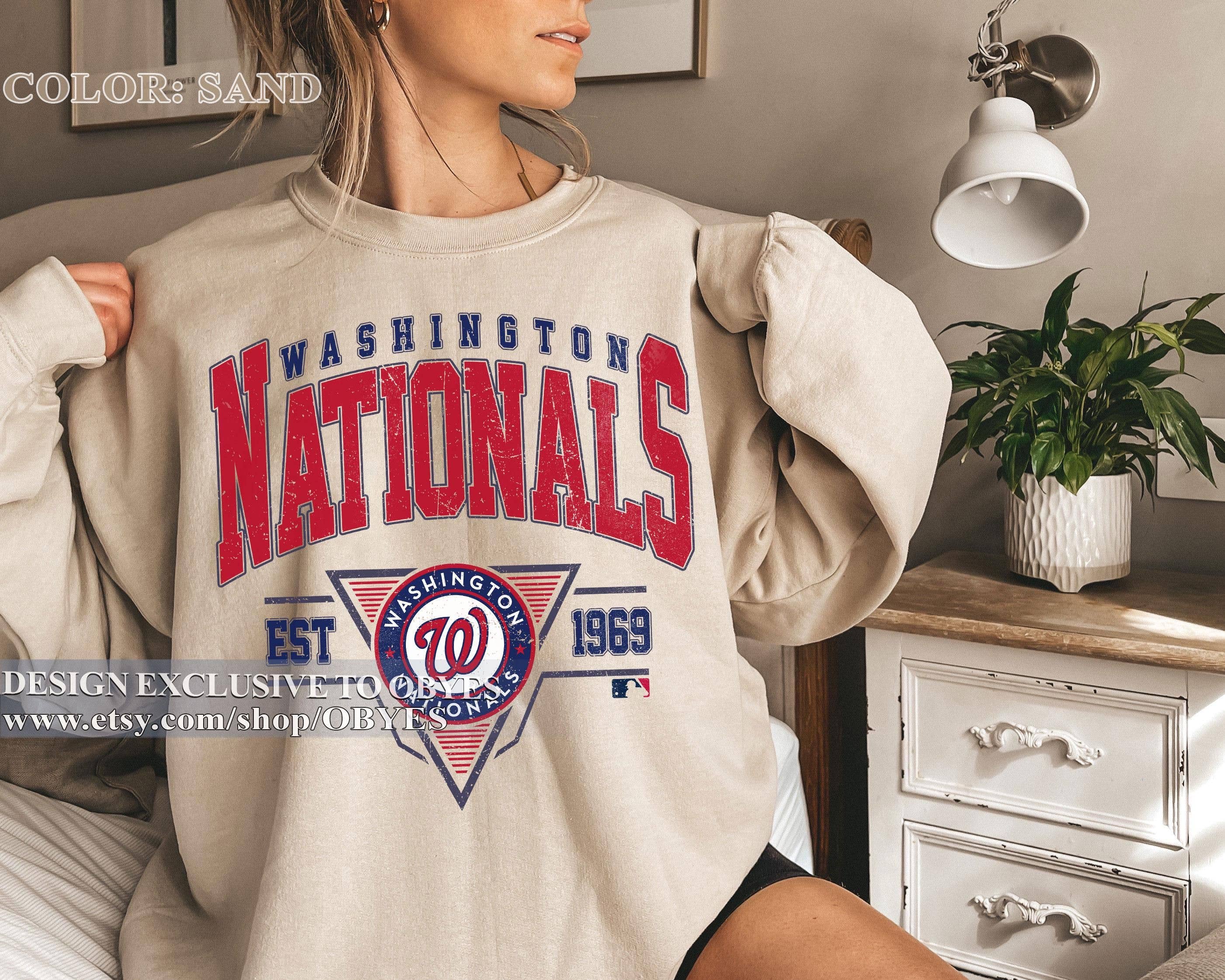 Vintage Washington Baseball Sweatshirt For Fans T-Shirts, Hoodie | PodTeesHub.com