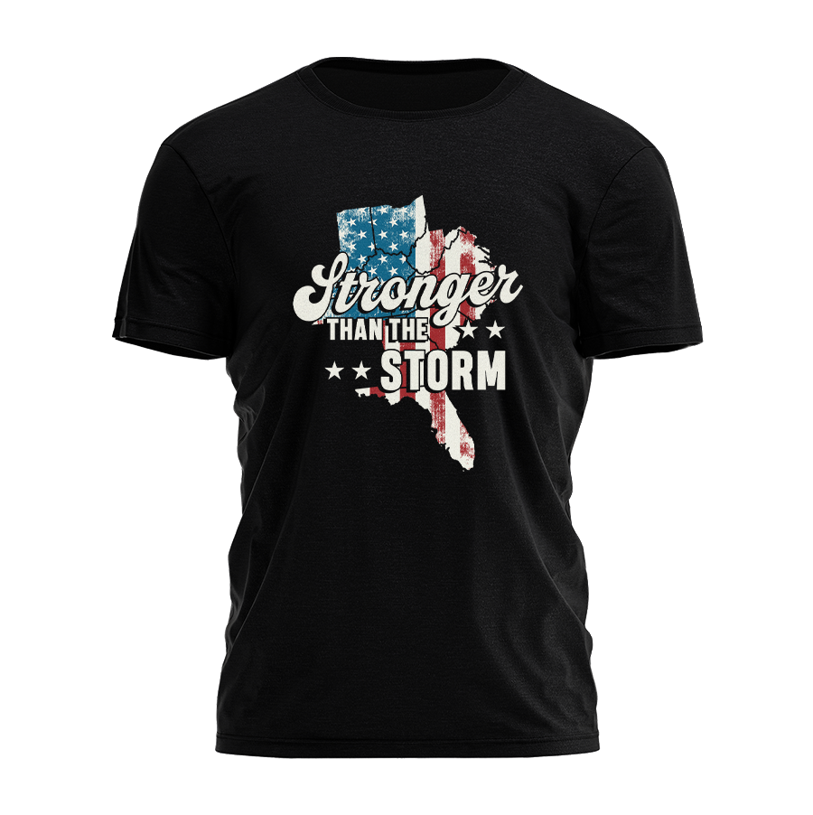 Stronger Than the Storm - Faded Tee - 3056 Hoodie, Sweatshirt | PodTeesHub.com