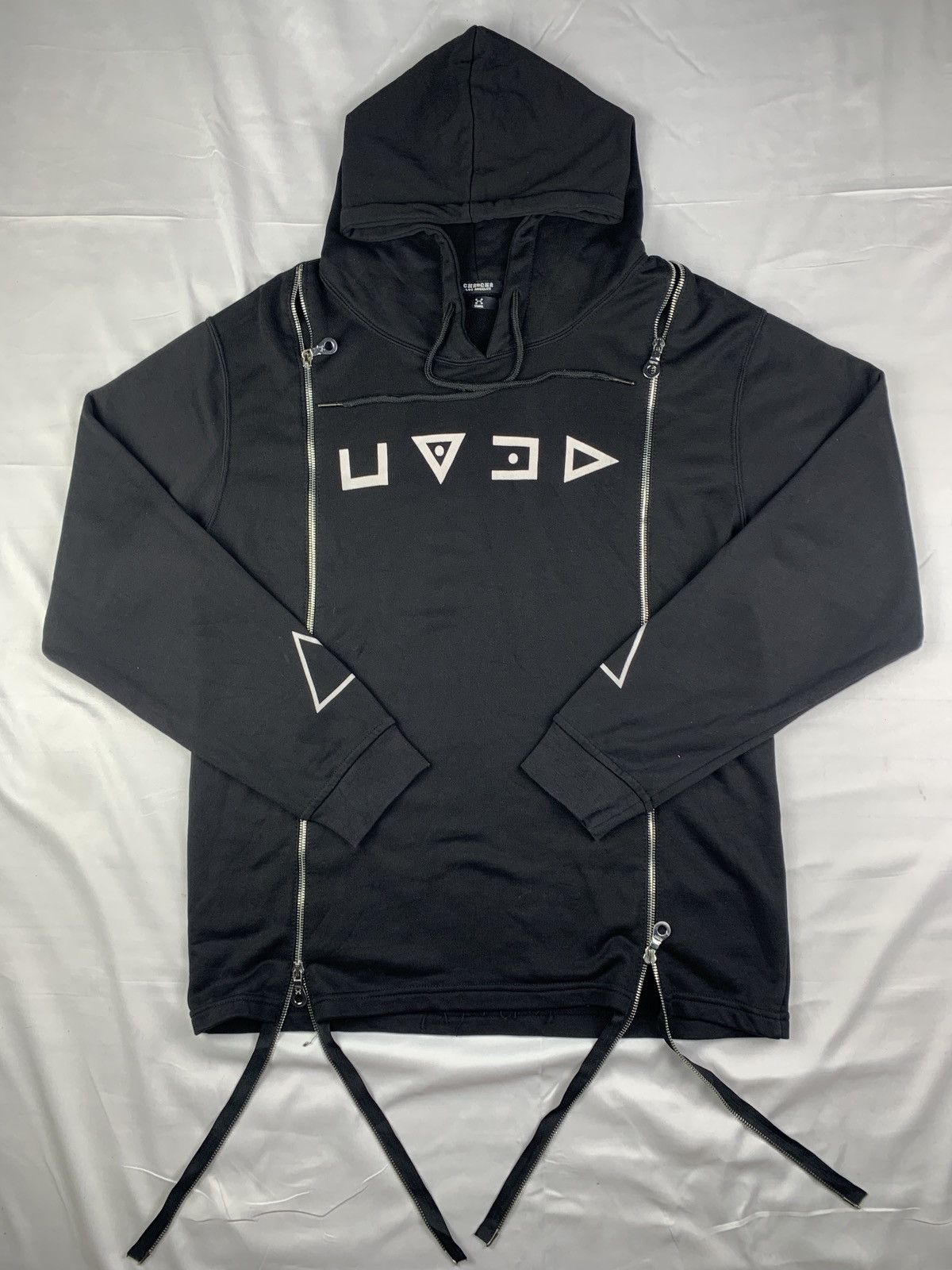 C2h4 Black Cyberpunk 2 Over Zip Code Logo Graphic Hoodie T-Shirts, Sweatshirt | PodTeesHub.com