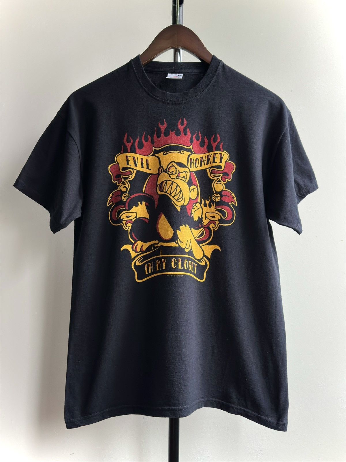 Vintage Y2k Family Guy Evil Monkey In My Closet Promo Tee Hoodie, Sweatshirt | PodTeesHub.com