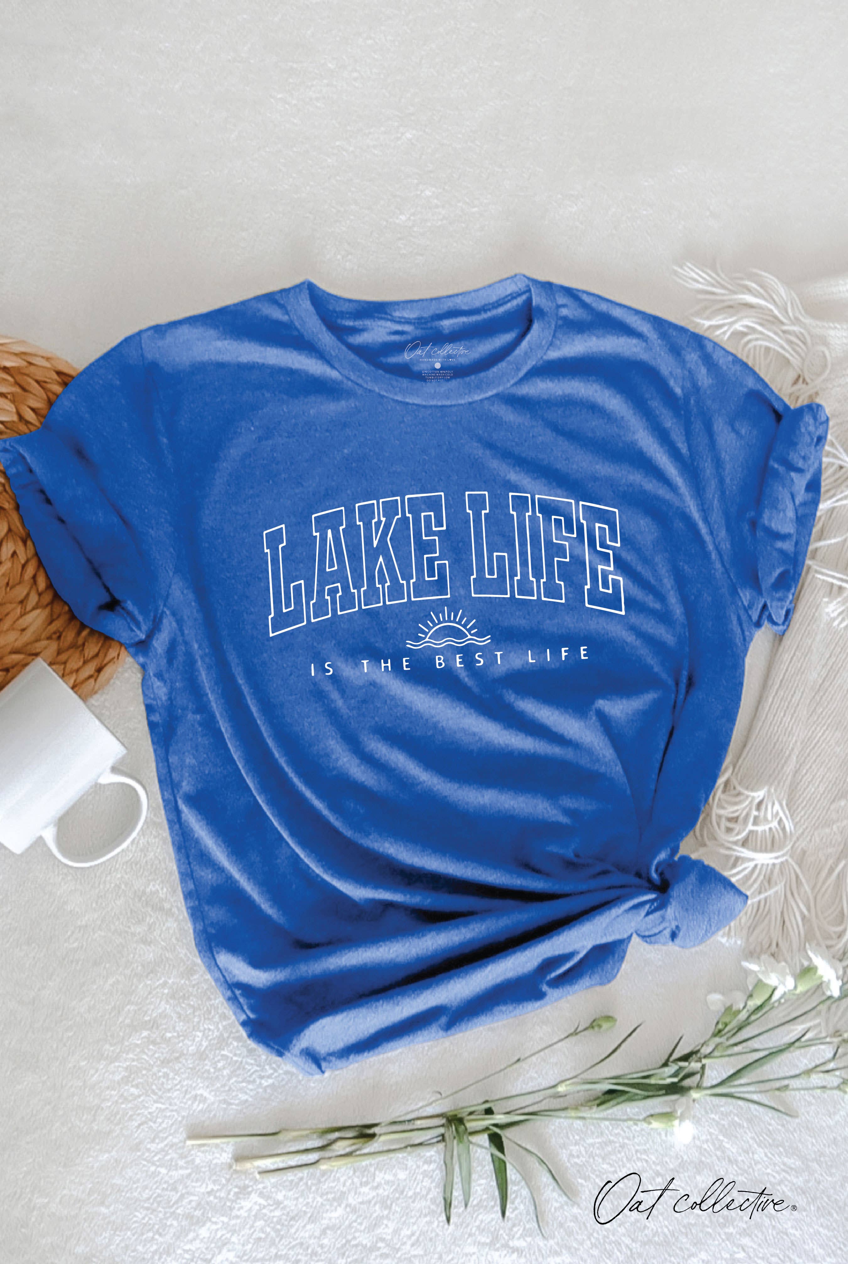 Lake Life Is the Best Life Graphic T-Shirt Hoodie, Sweatshirt | PodTeesHub.com
