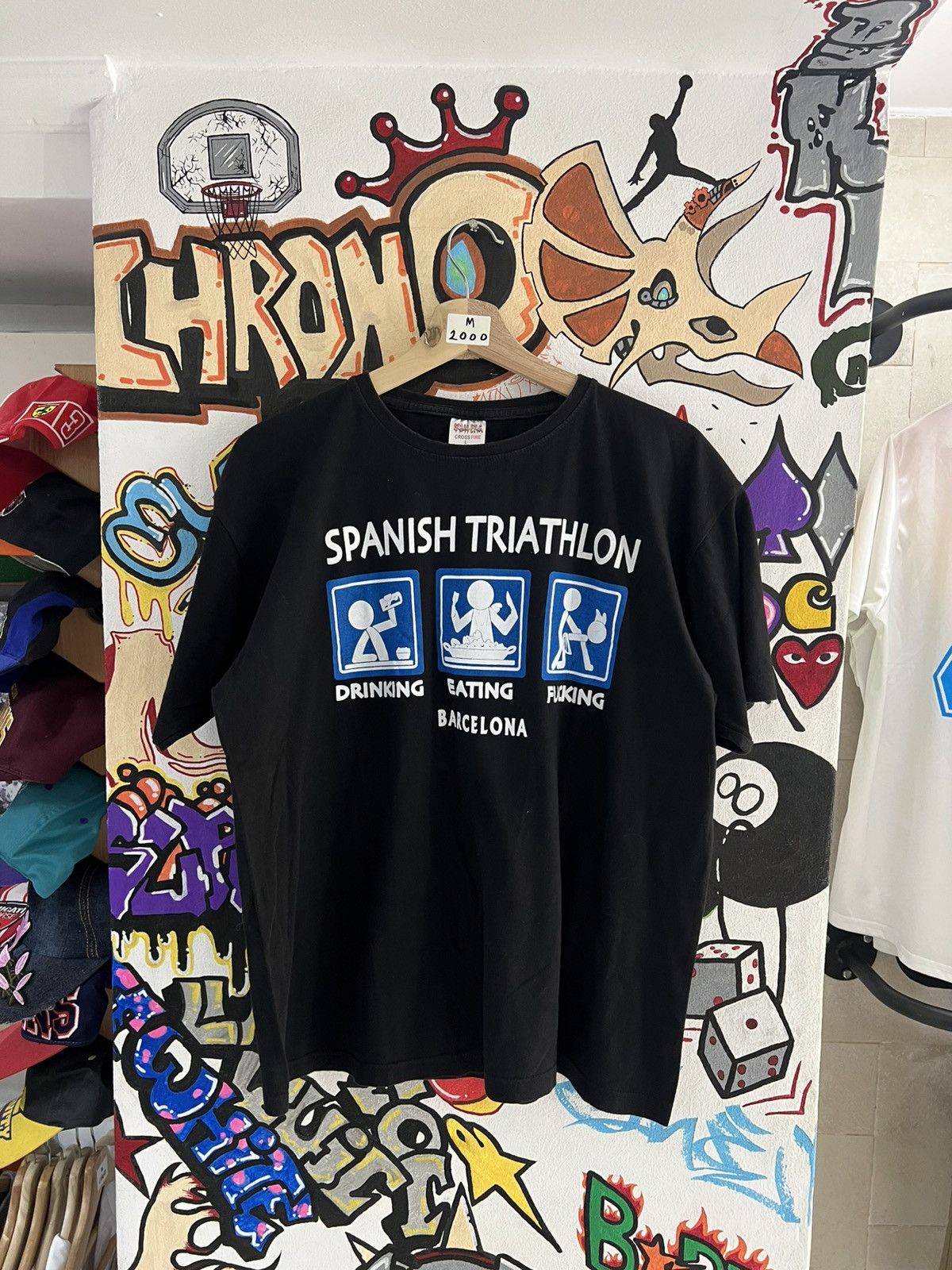 Vintage Spanish Triathlon Funny T Shirt Hoodie, Sweatshirt | PodTeesHub.com