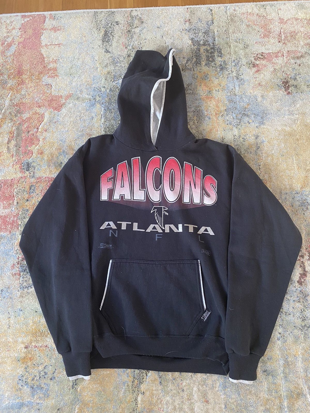 Salem Sportswear X Vintage Vintage Atlanta Falcons Salem Sportswear Graphic Hoodie T-Shirts, Sweatshirt | PodTeesHub.com