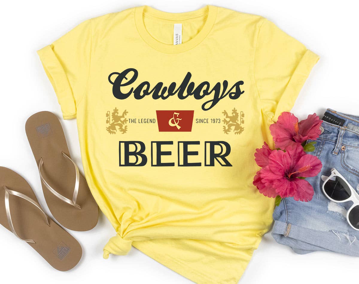 Cowboys and Beer Country Music - Western Beer America Shirt Hoodie, Sweatshirt | PodTeesHub.com