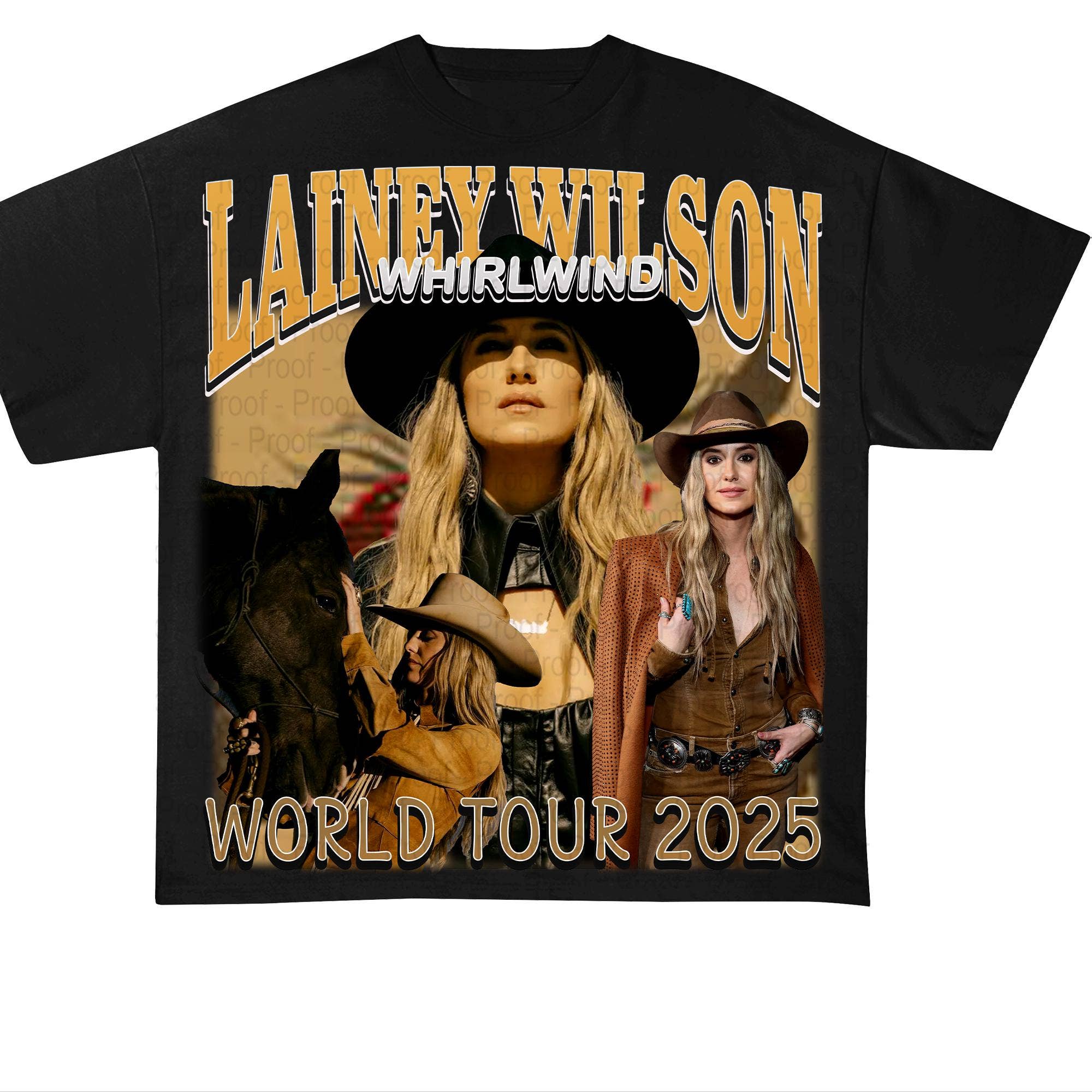 Lainey Wilson Whirlwind Tour Bootleg Tee - 2025 Exclusive Hoodie, Sweatshirt | PodTeesHub.com