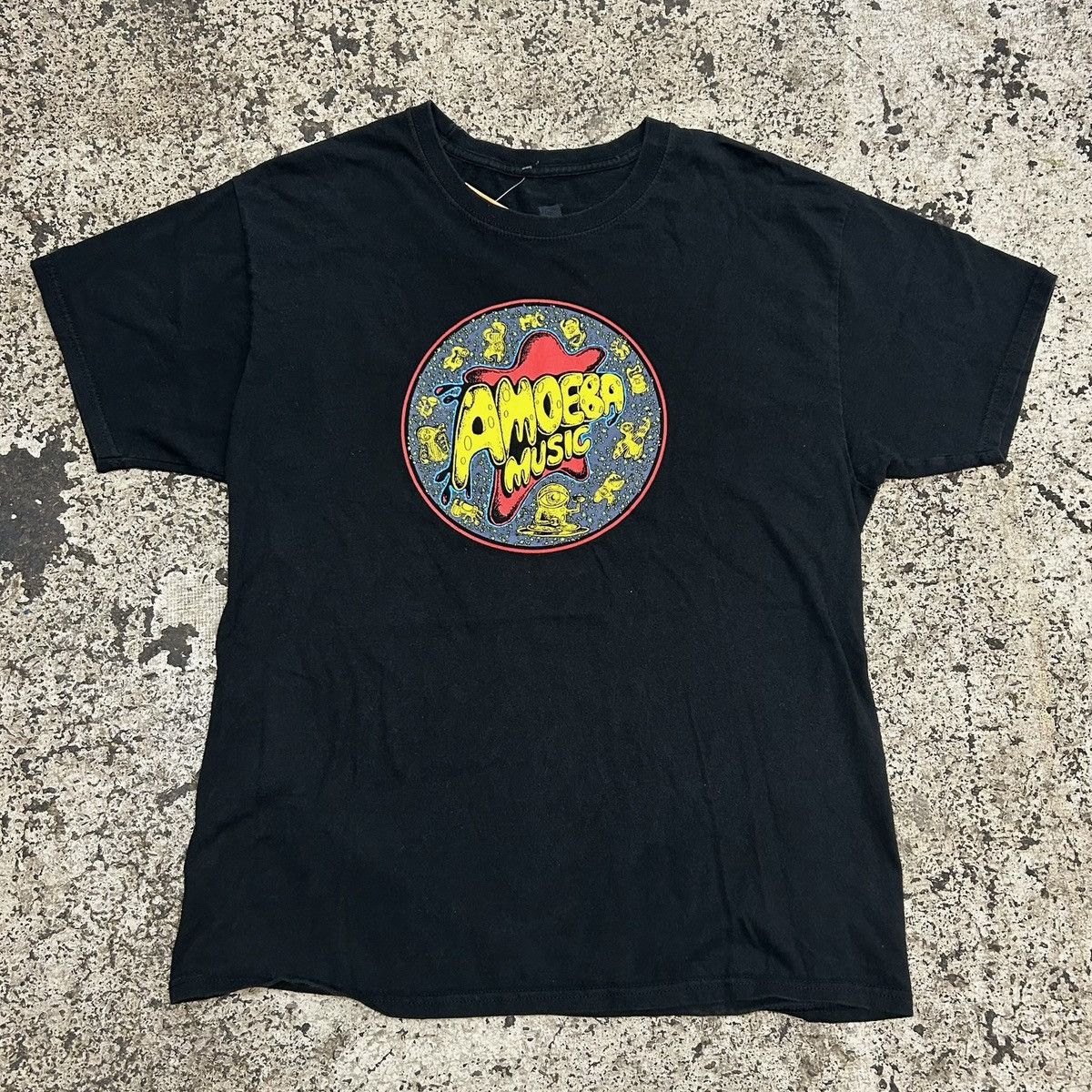 Hanes Amoeba Music T Shirt Hoodie, Sweatshirt | PodTeesHub.com