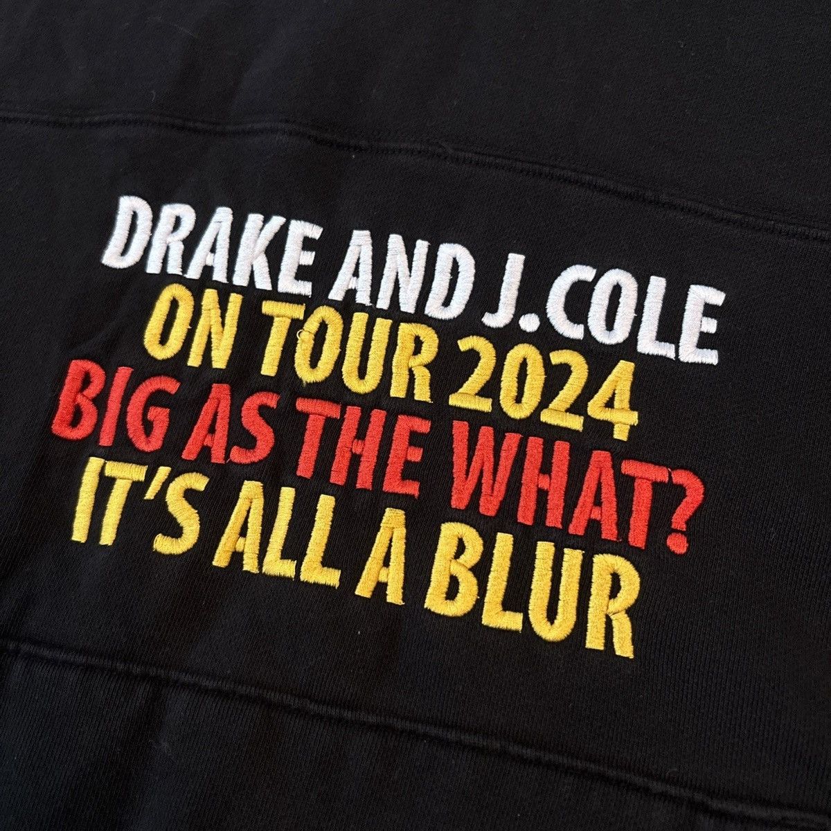 Drake J Cole Big As The What Tour Hoody Black T-Shirts, Hoodie, Sweatshirt | PodTeesHub.com