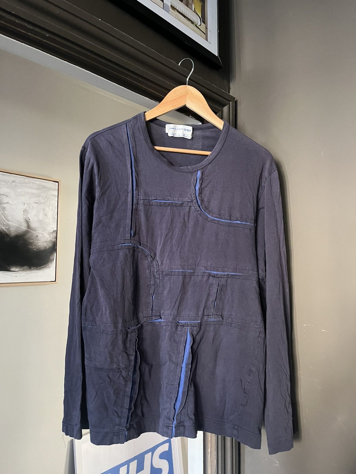 Comme Des Garcons Shirt Cut Sew Vintage Comme Des Garcons Long Sleeve T Shirt Hoodie, Sweatshirt | PodTeesHub.com