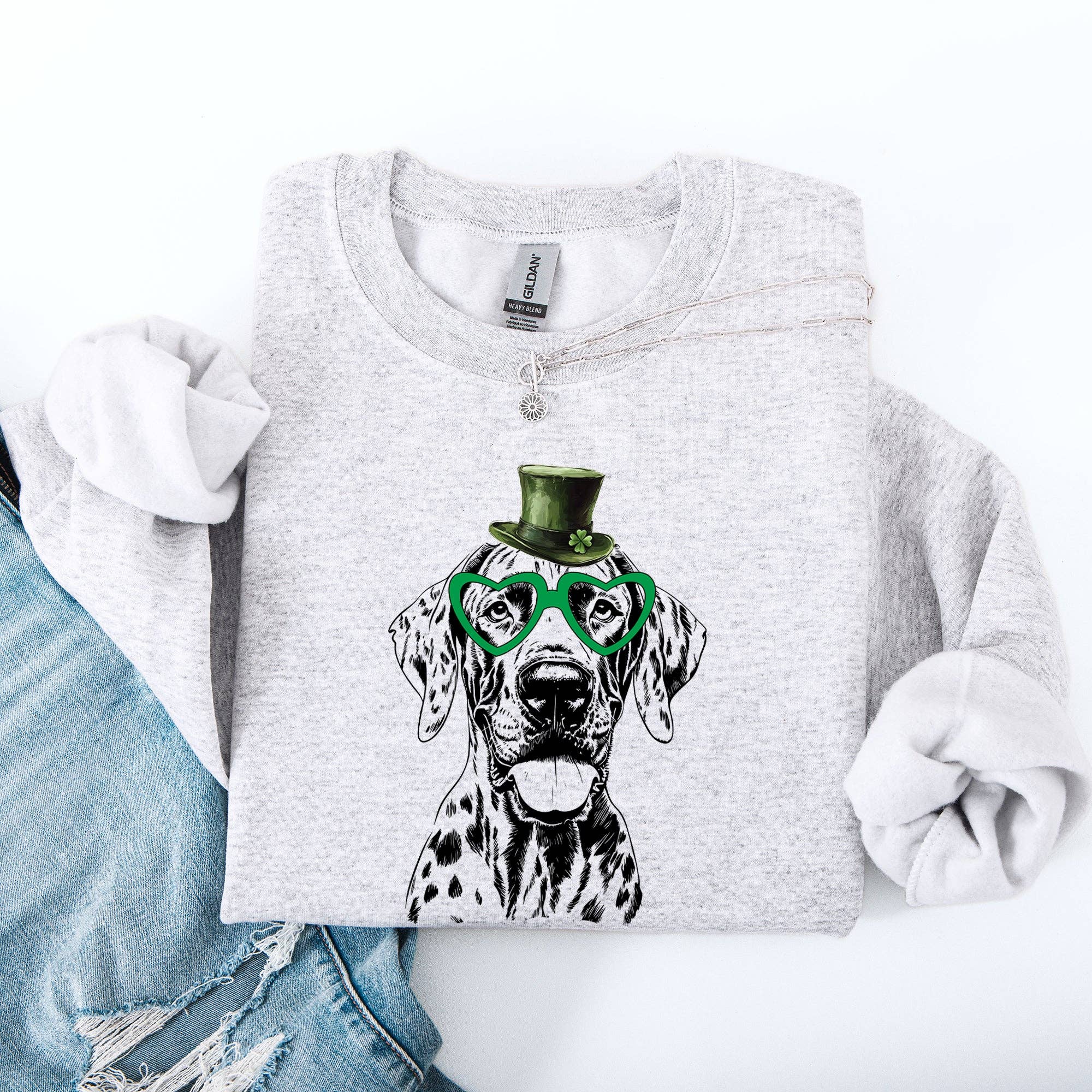 Great Dane, Dog, St Patrick's Day, Lucky, Irish Sweatshirt T-Shirts, Hoodie | PodTeesHub.com