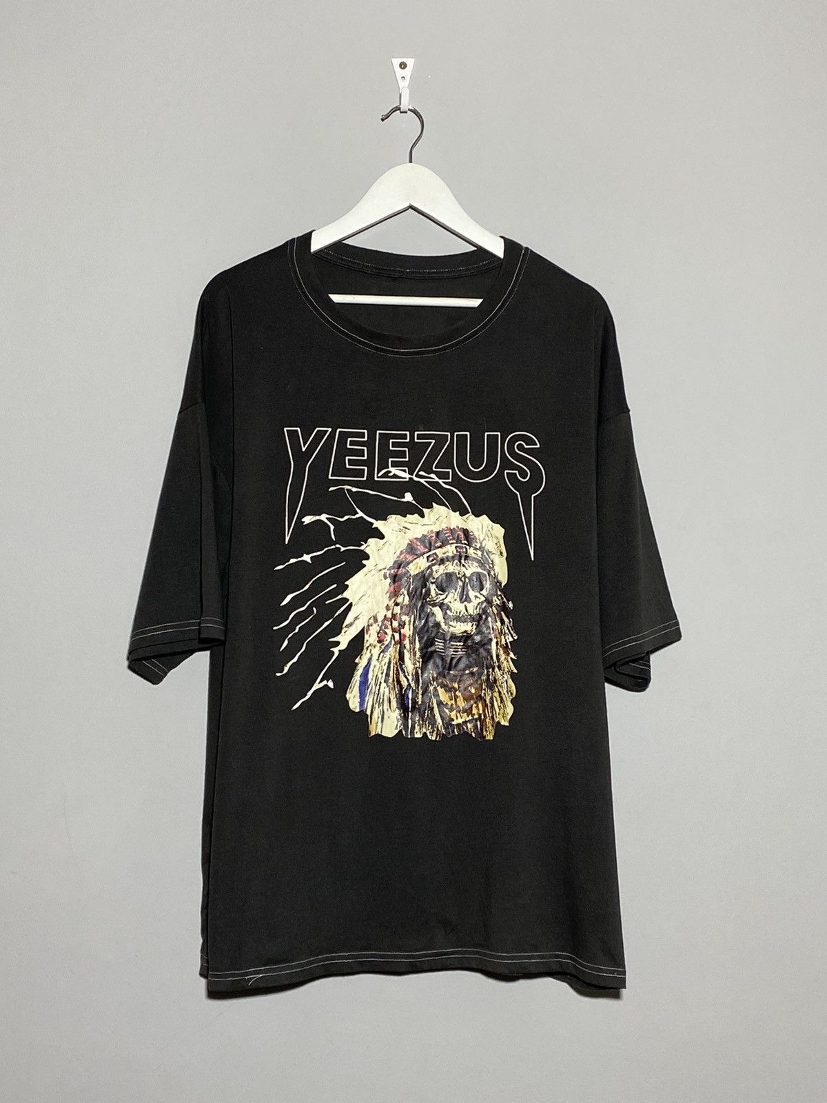 Kanye West X Vintage Yeezus Skull Band T Shirt Hoodie, Sweatshirt | PodTeesHub.com
