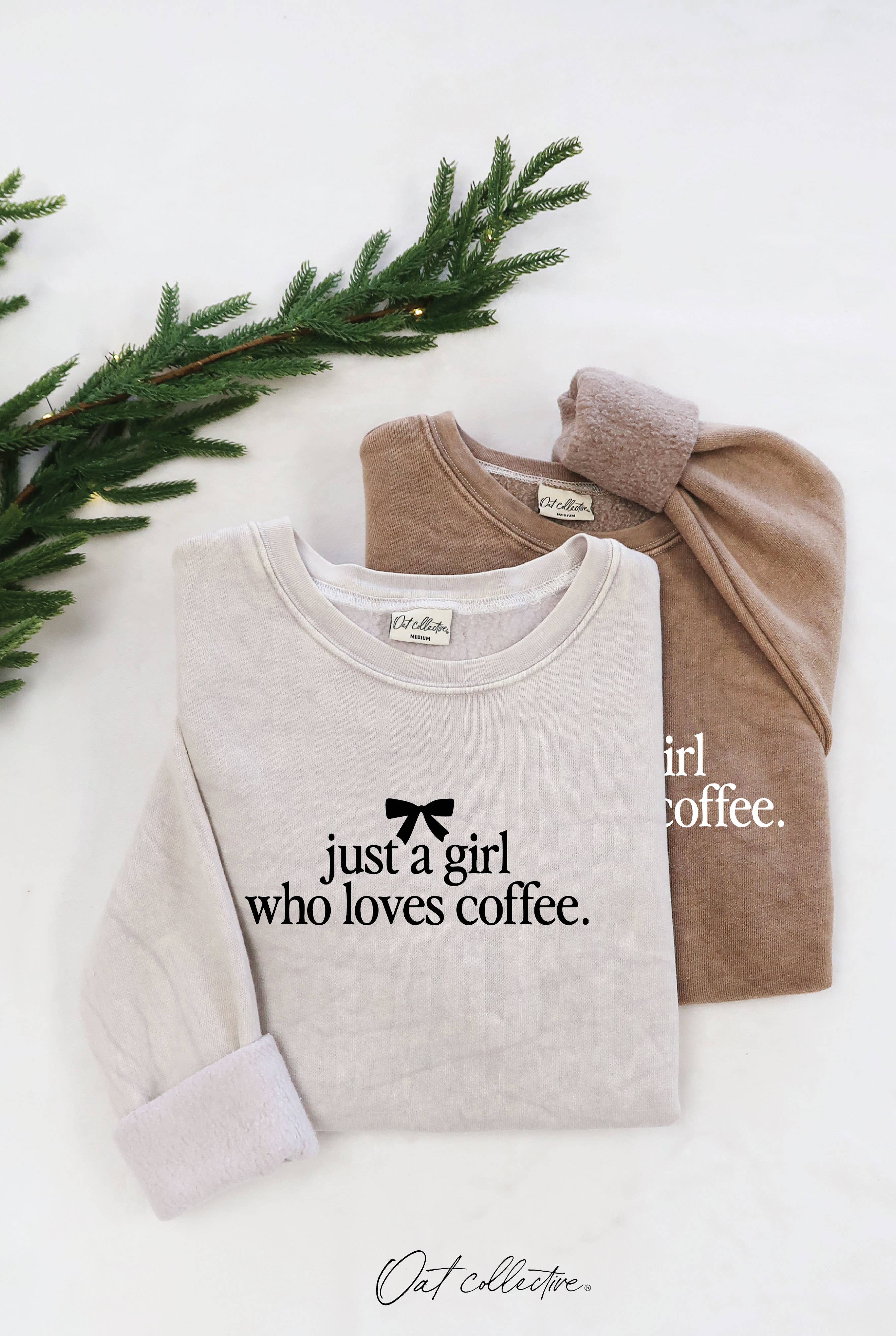 Just A Girl Who Loves Coffee Mineral Graphic Sweatshirt T-Shirts, Hoodie | PodTeesHub.com