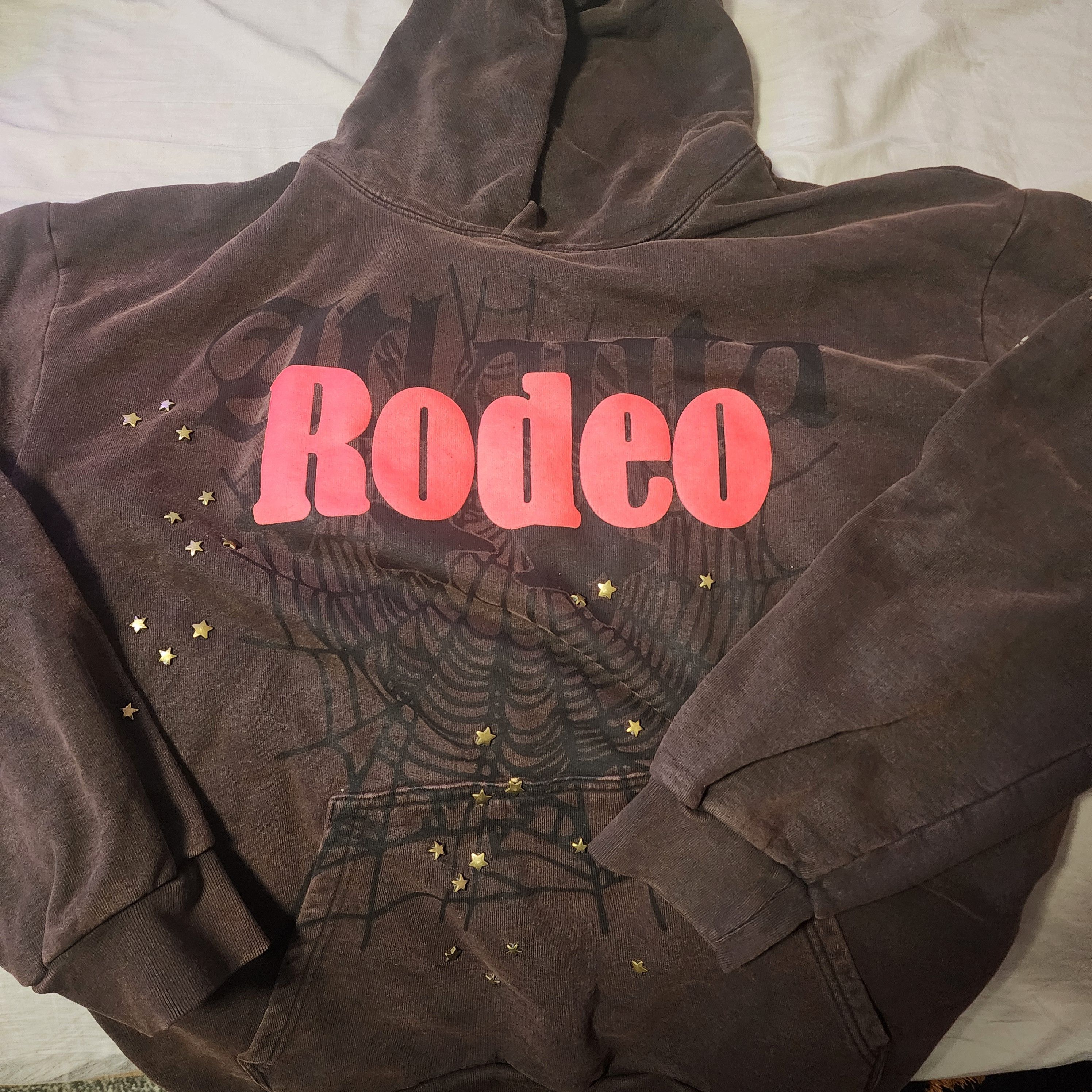 Travis Scott Sp5der Worldwide X Cactus Jack Hoodie Xxl T-Shirts, Sweatshirt | PodTeesHub.com