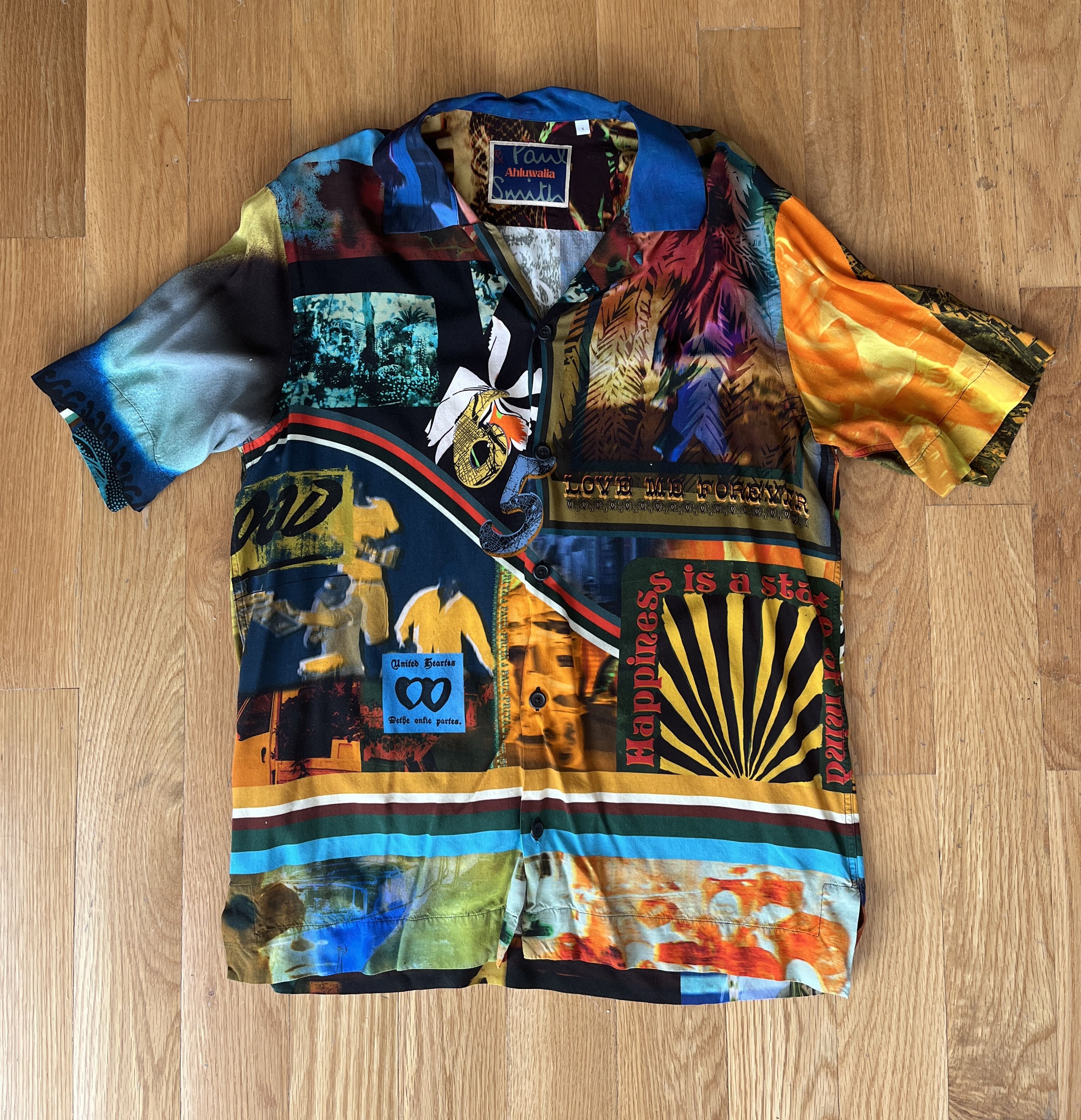 Ahluwalia Paul Smith Printed Shirt Hoodie, Sweatshirt | PodTeesHub.com