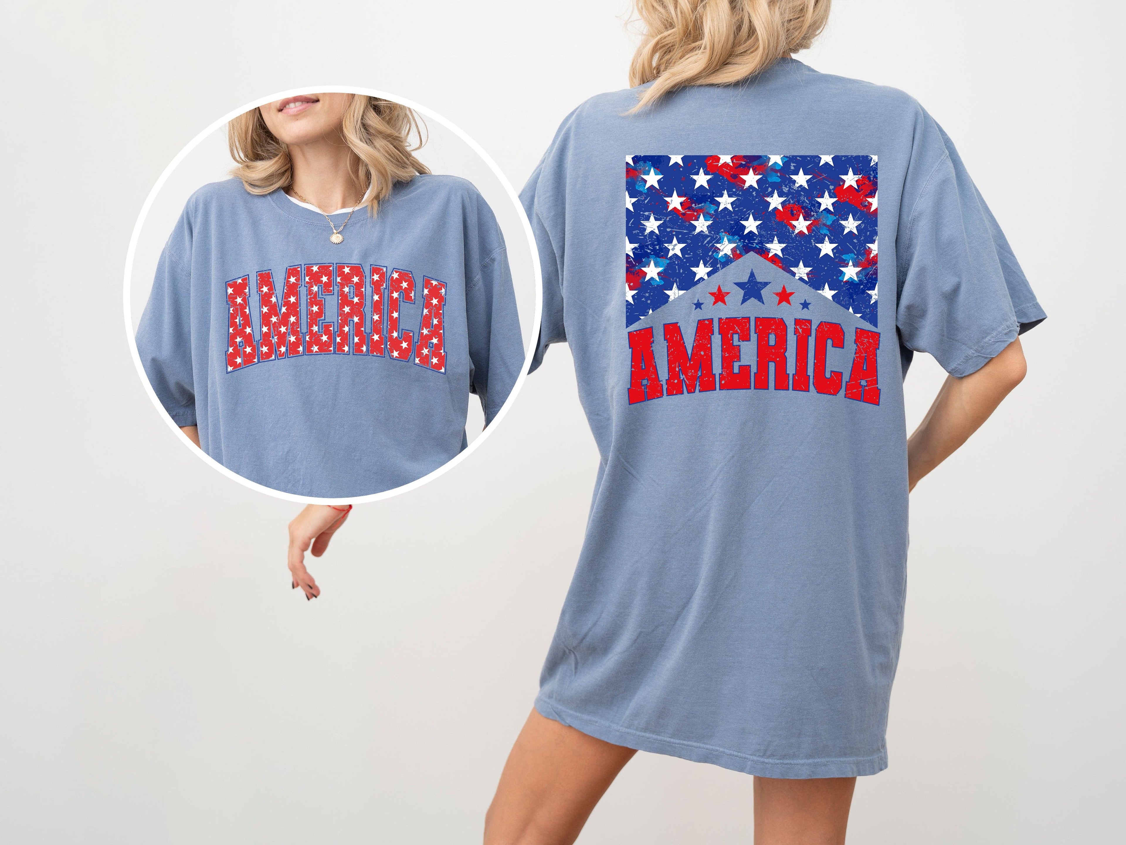 USA Patriotic Independence Day Flag T-Shirt Hoodie, Sweatshirt | PodTeesHub.com